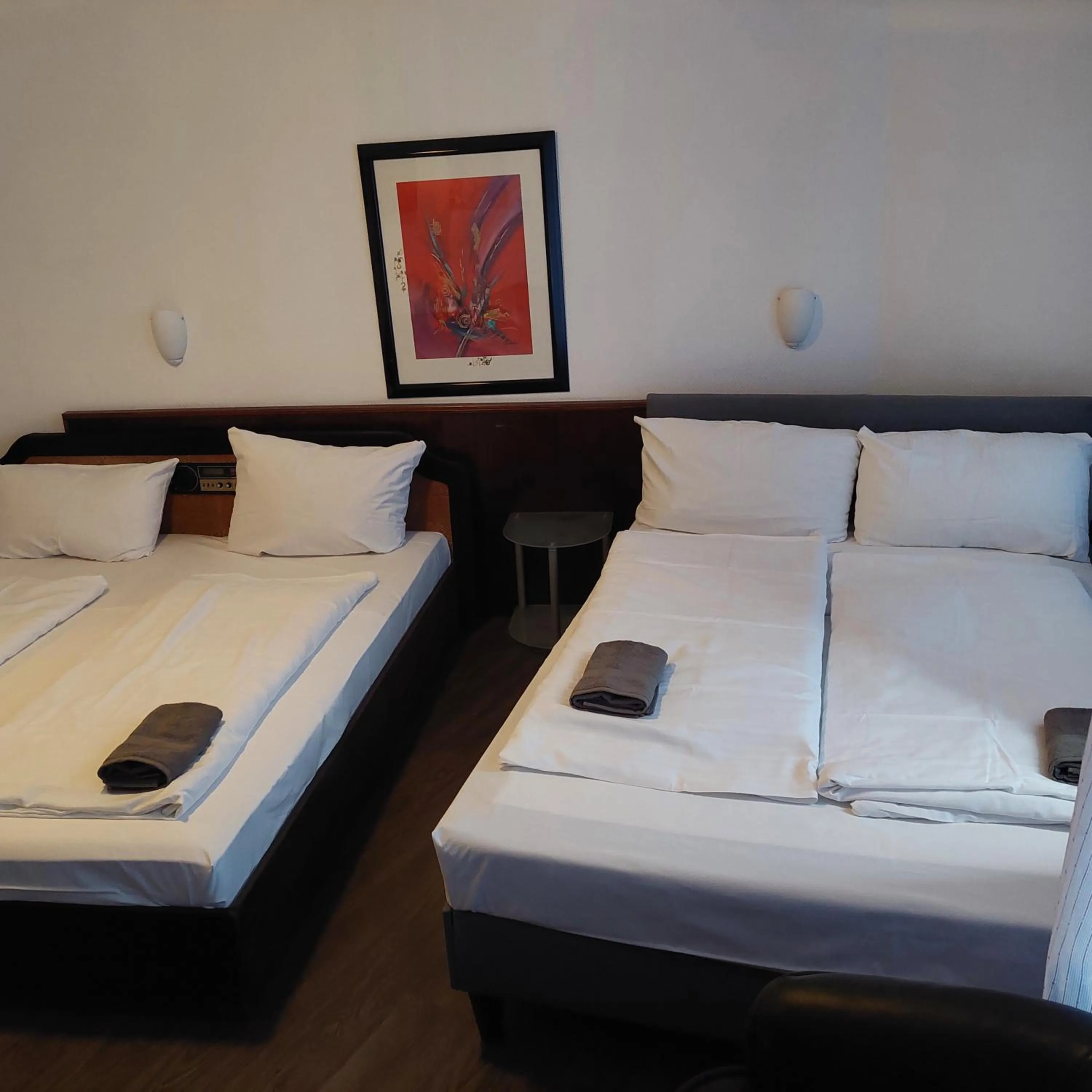 Bed in Hotel Berliner Hof