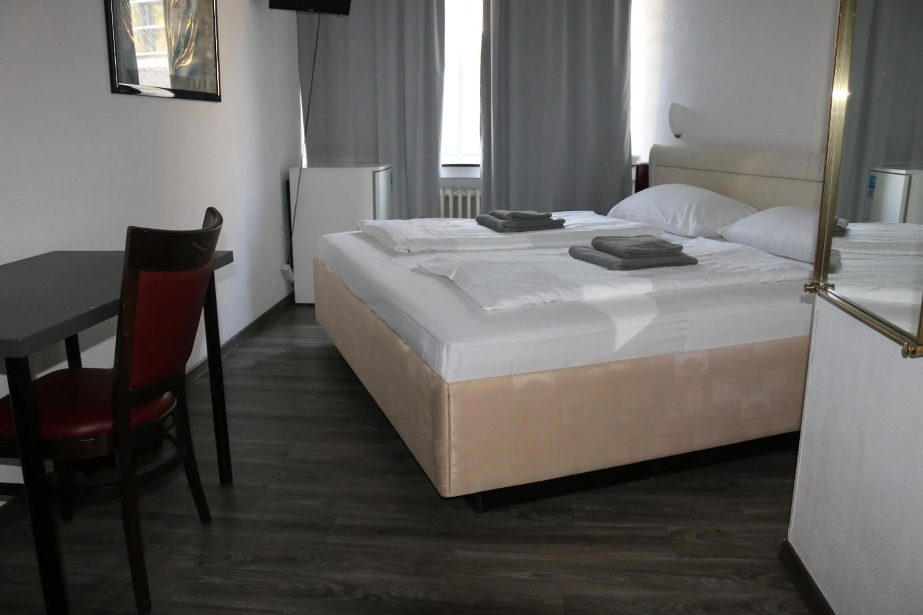 Bed in Hotel Berliner Hof
