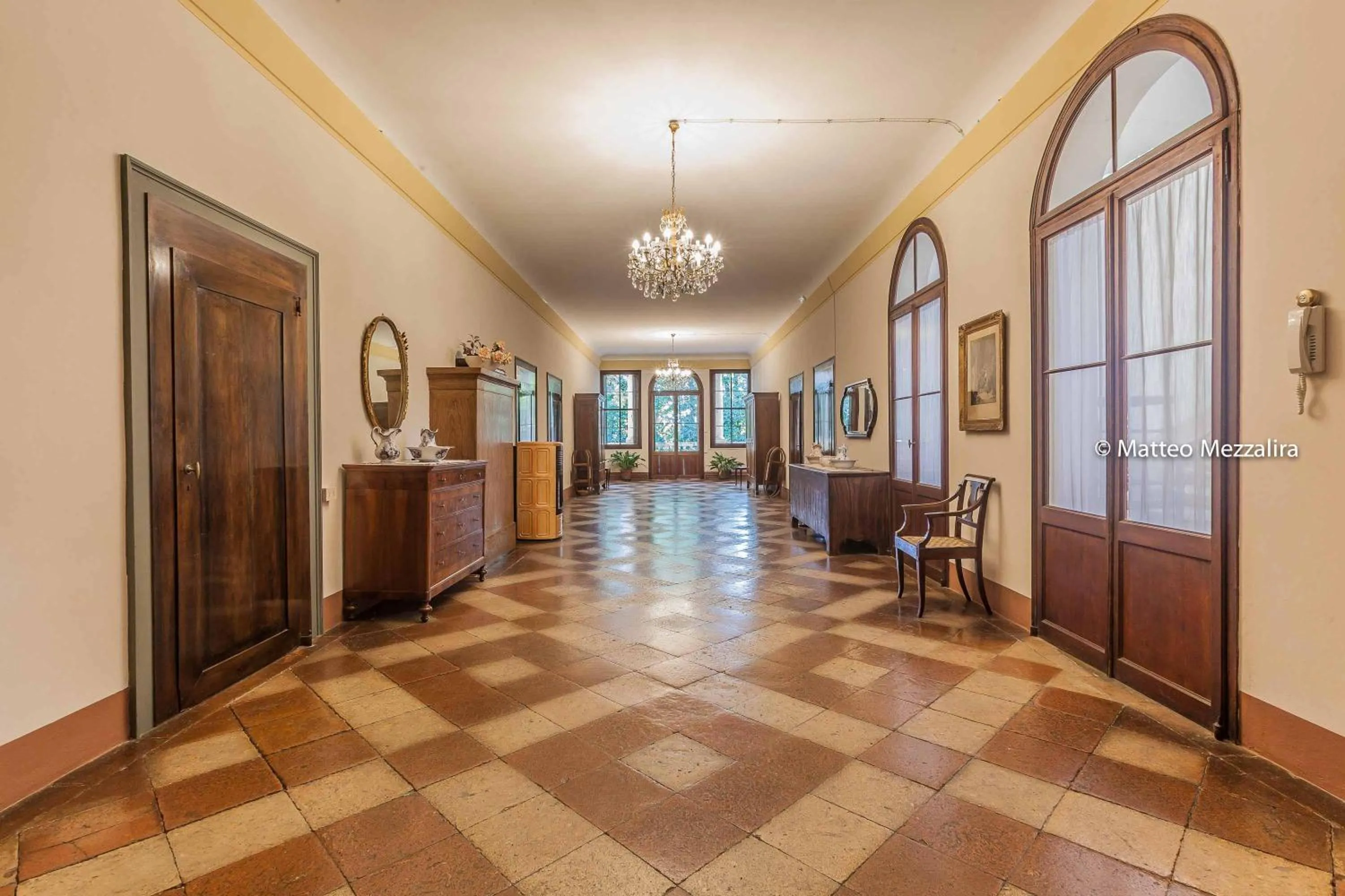 Lobby or reception in B&B Dal Viceré - Villa Mezzalira