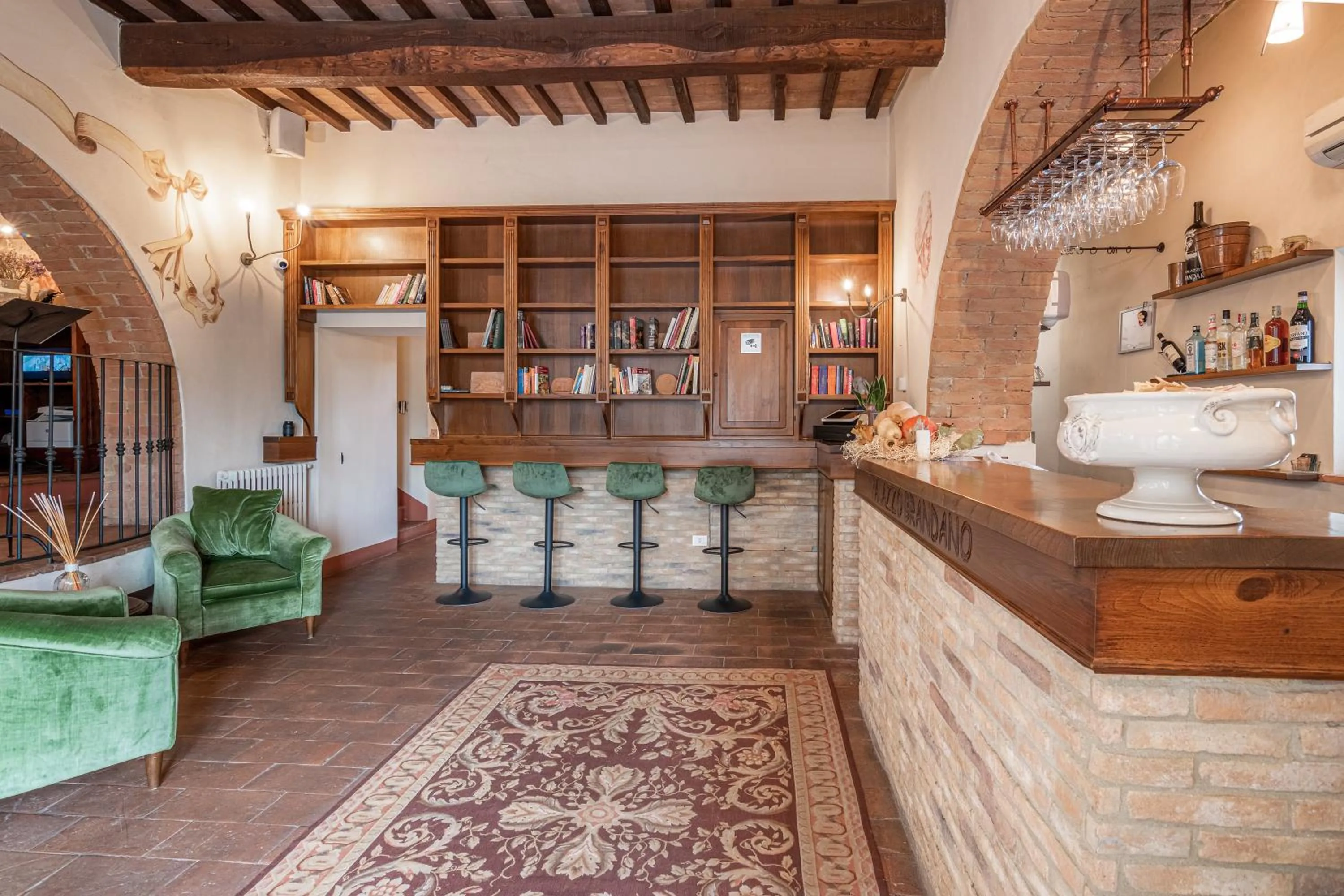 Lobby or reception in Palazzo Brandano Hotel