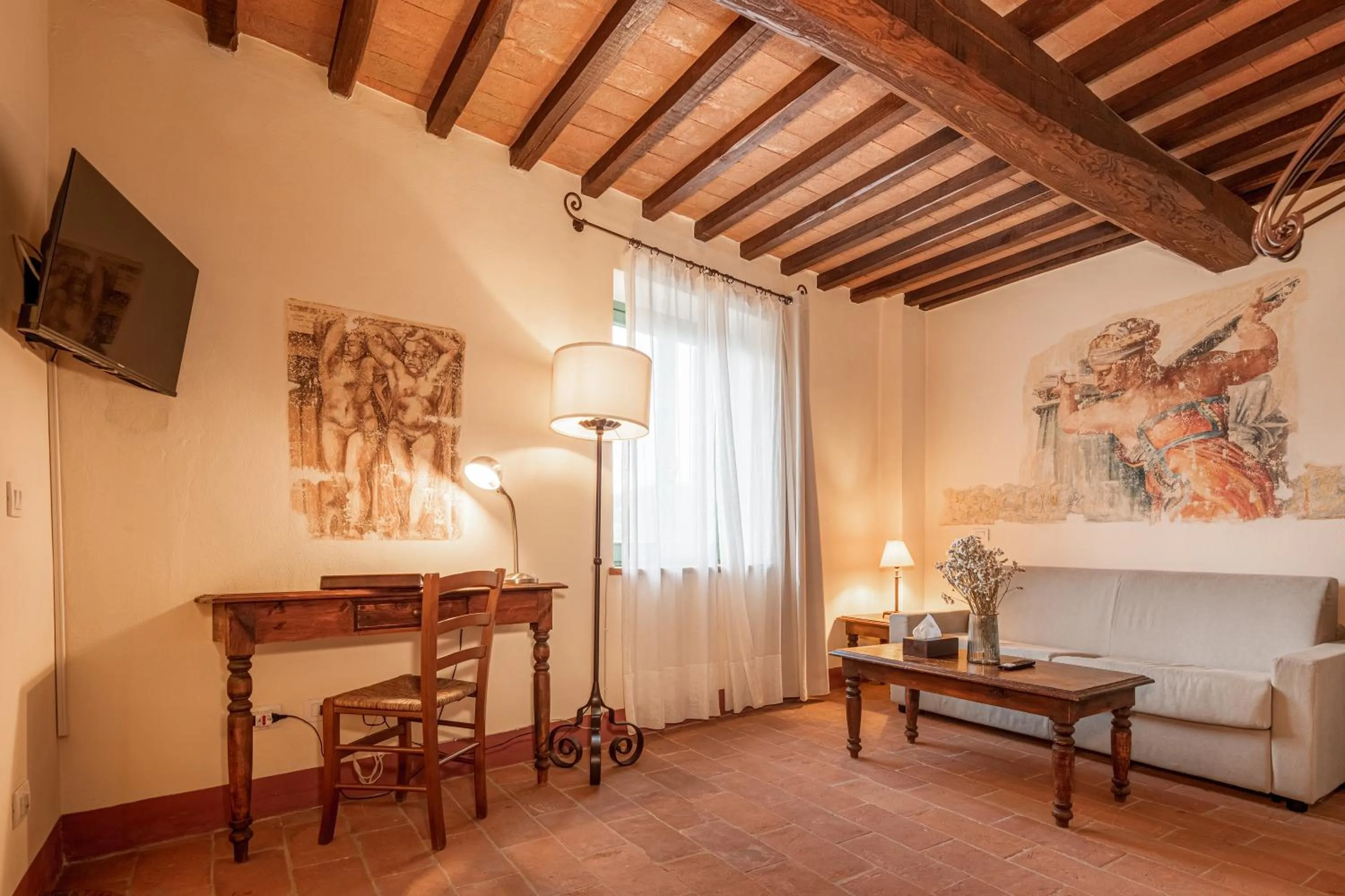 Living room in Palazzo Brandano Hotel