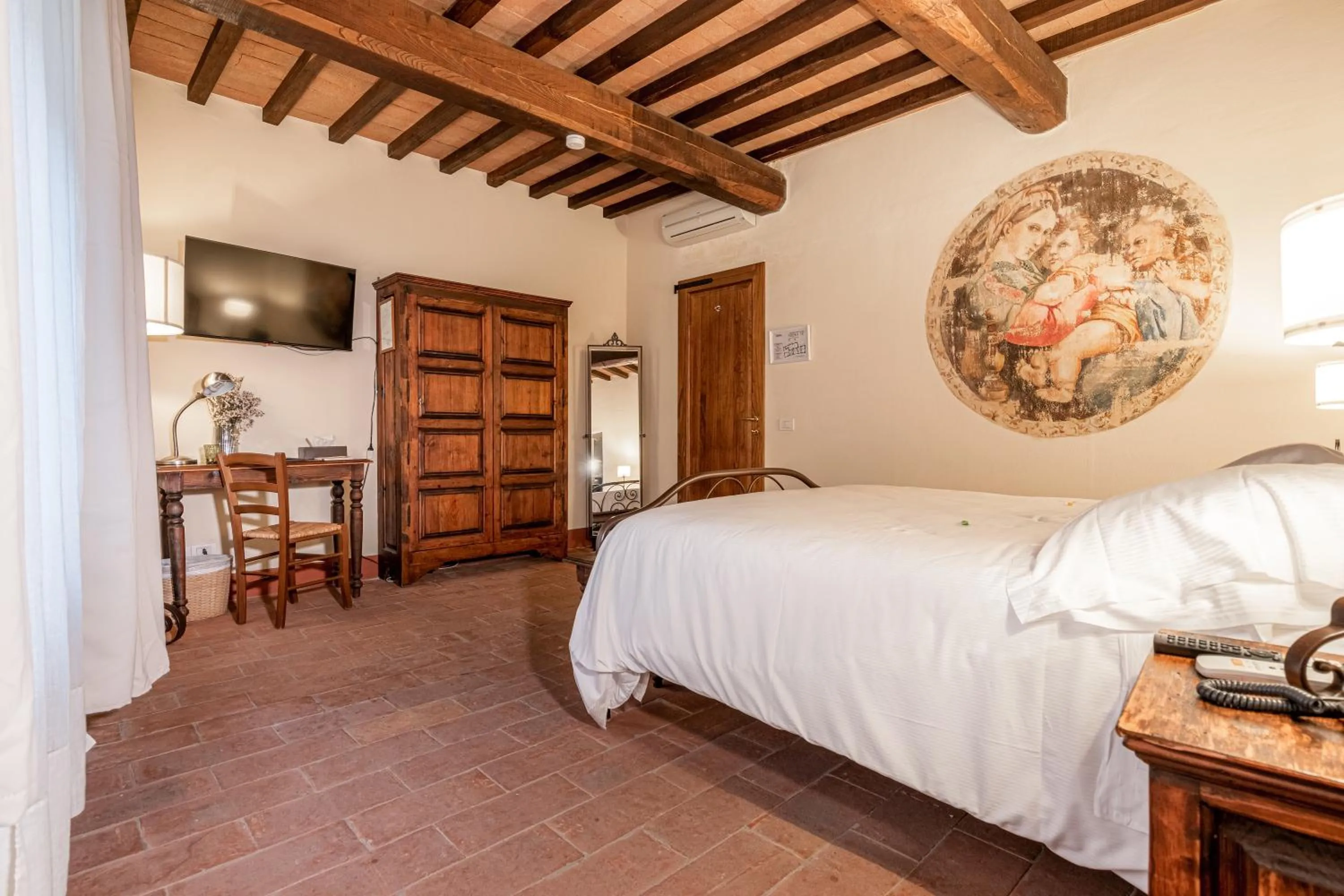 Bed in Palazzo Brandano Hotel