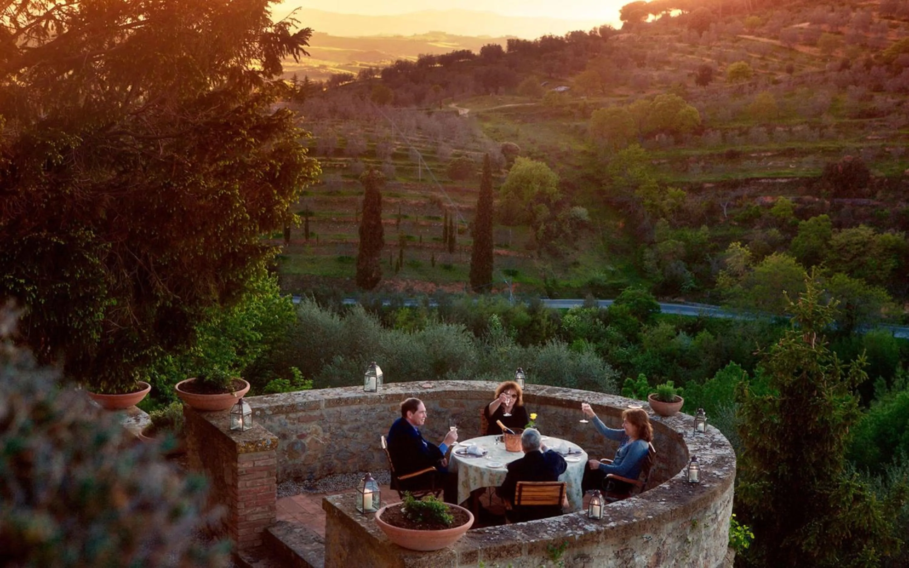 Natural landscape in Palazzo Brandano Hotel