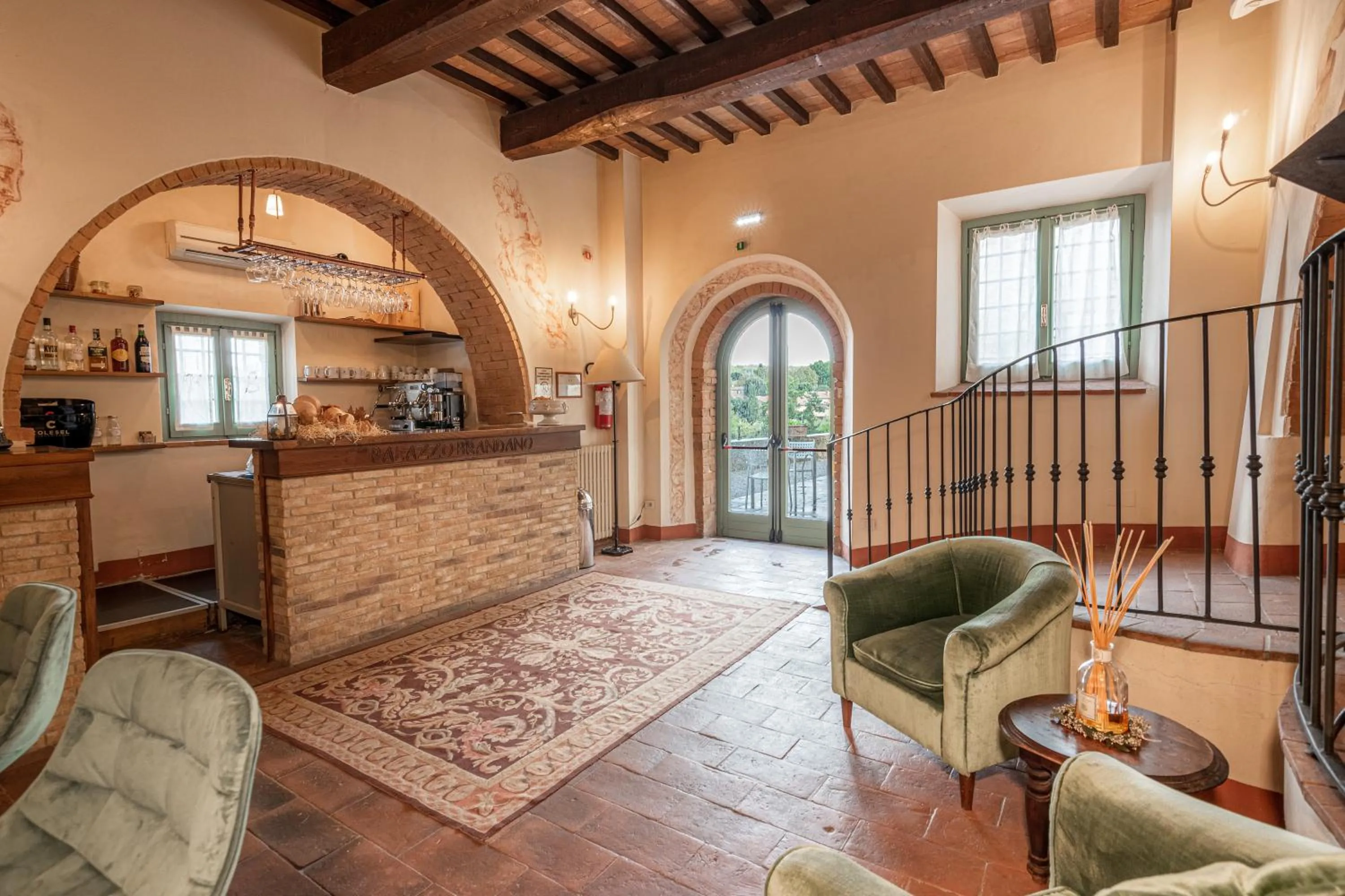 Lobby or reception in Palazzo Brandano Hotel