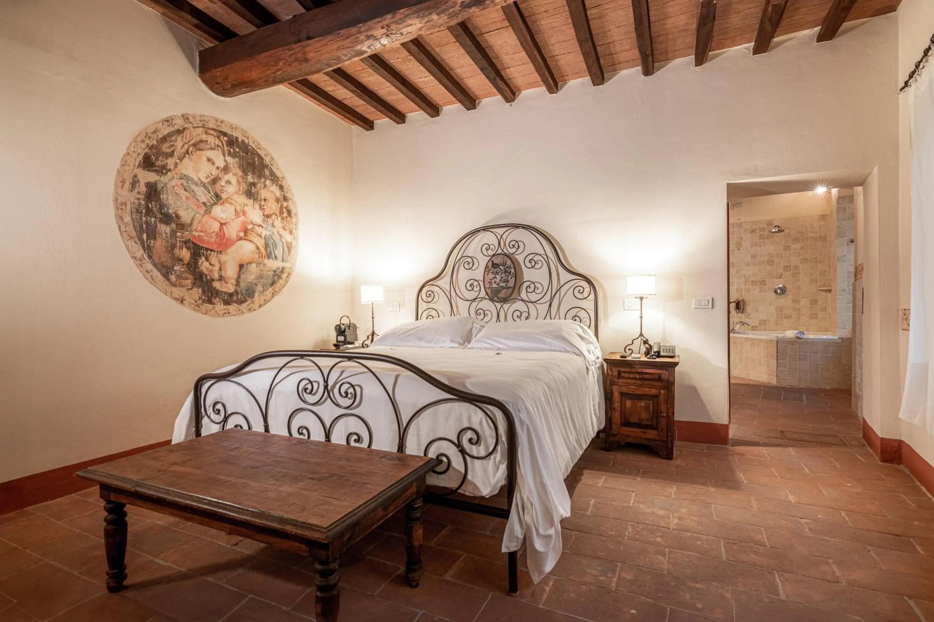 Bed in Palazzo Brandano Hotel