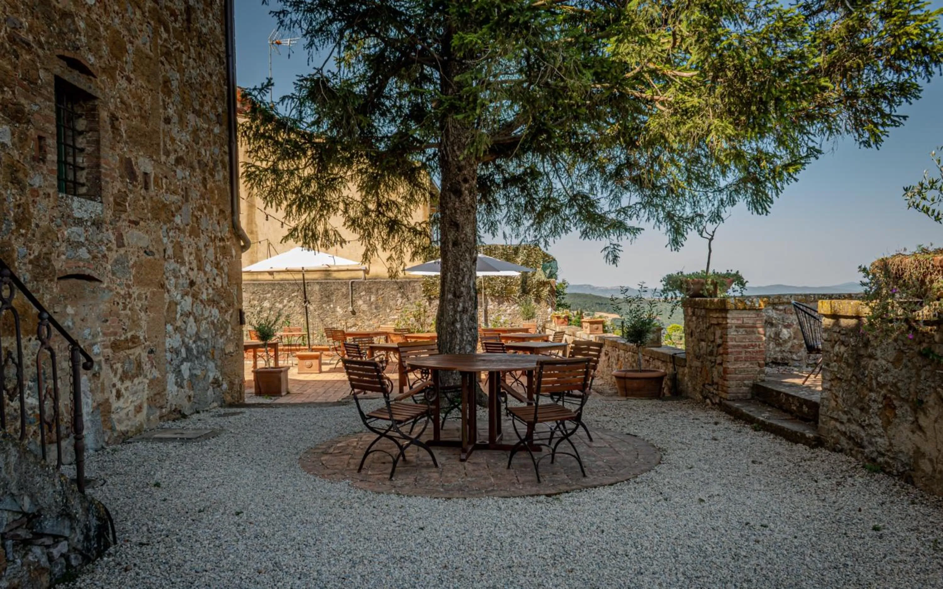 Patio in Palazzo Brandano Hotel