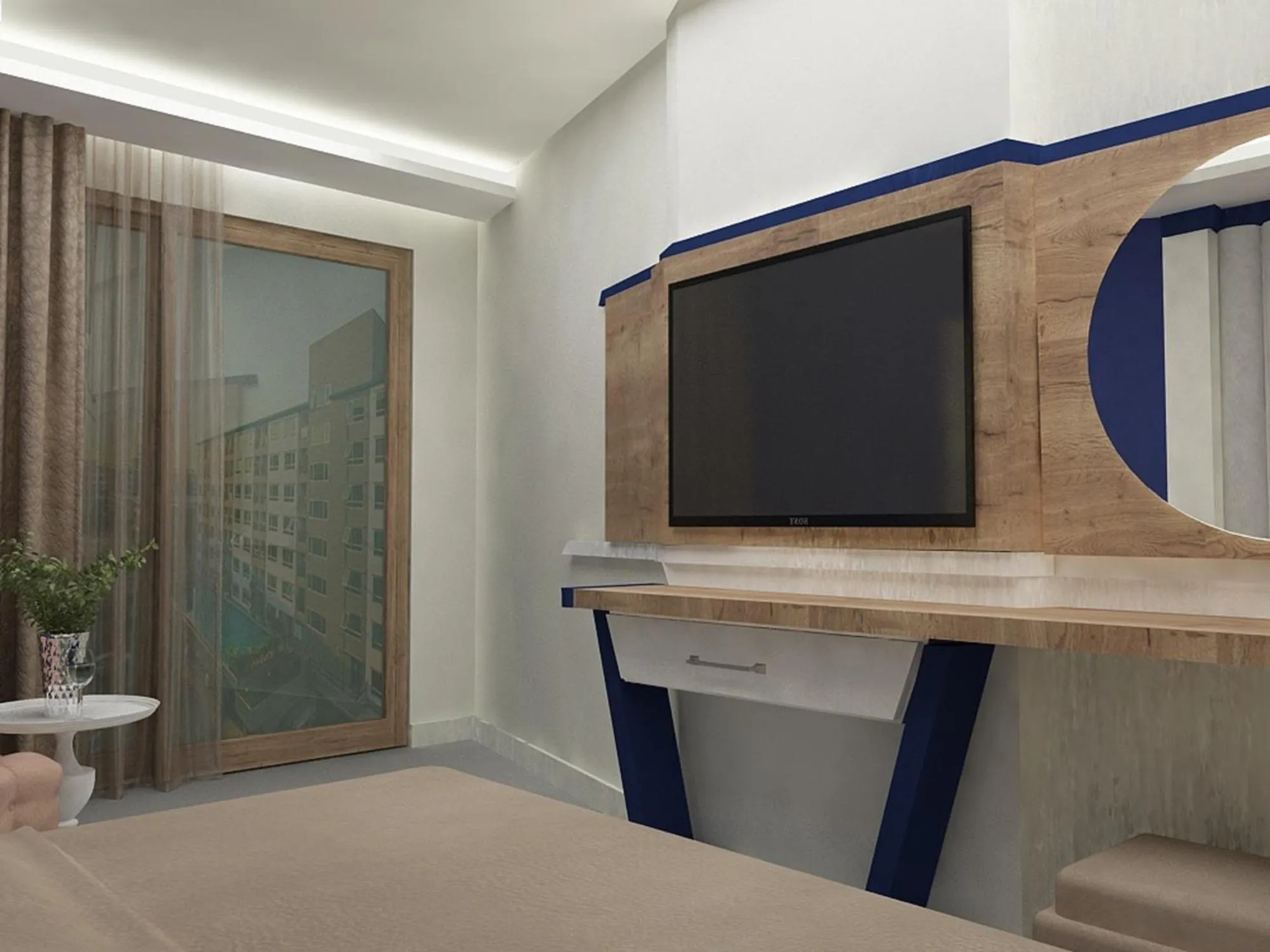 Bed in Sette Serenity Hotel