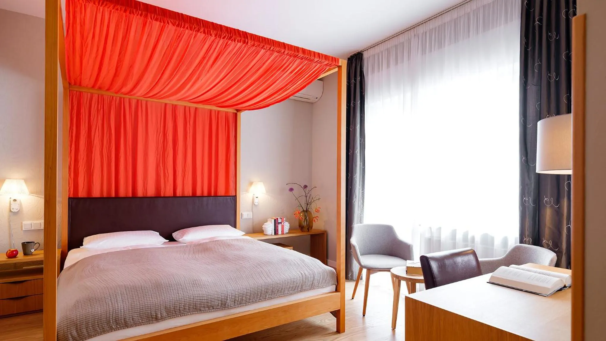 Bed in BIO-Hotel Villa Orange