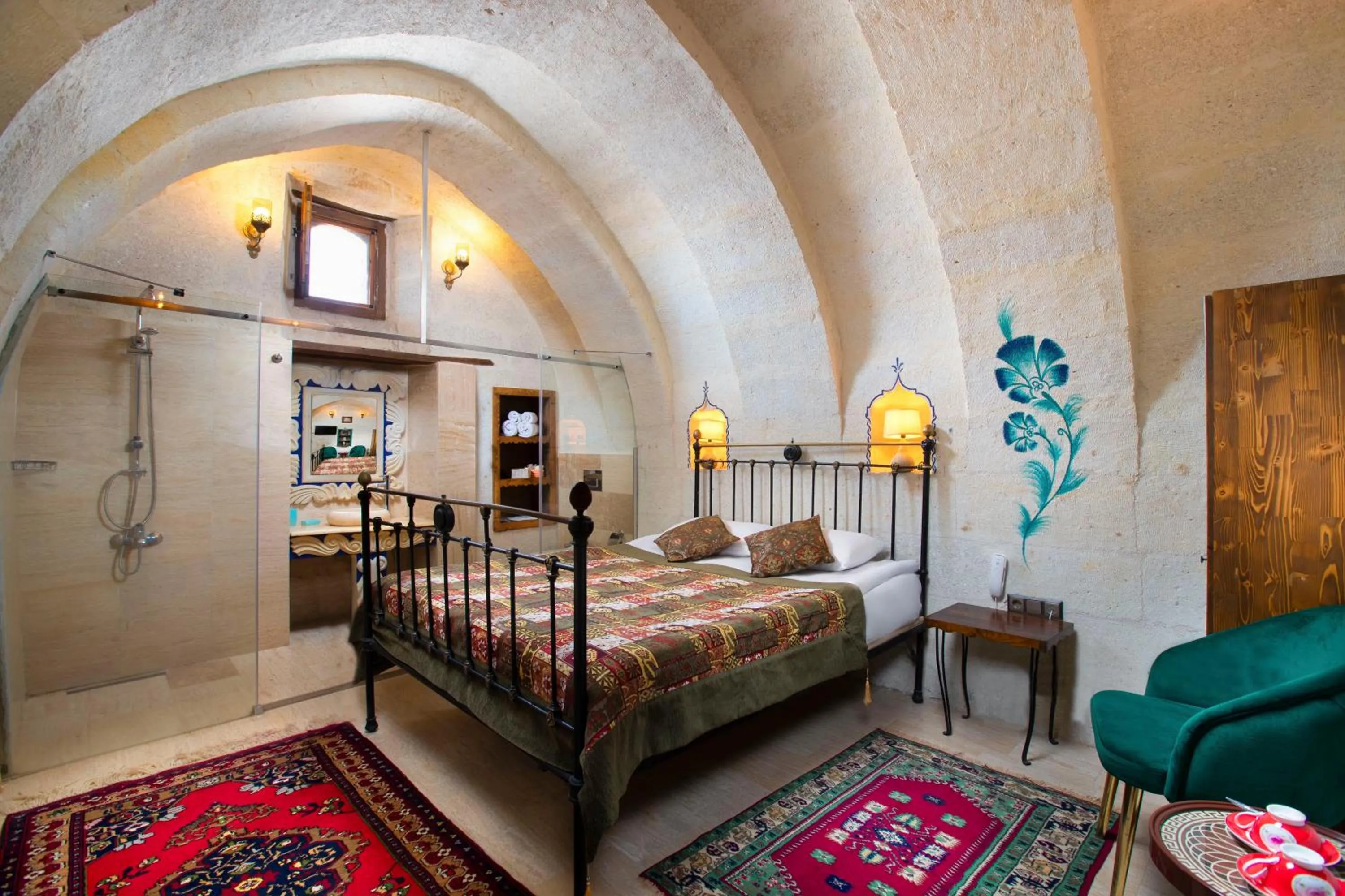 Bed in Carna Cave Hotel Cappadocia Only Adult