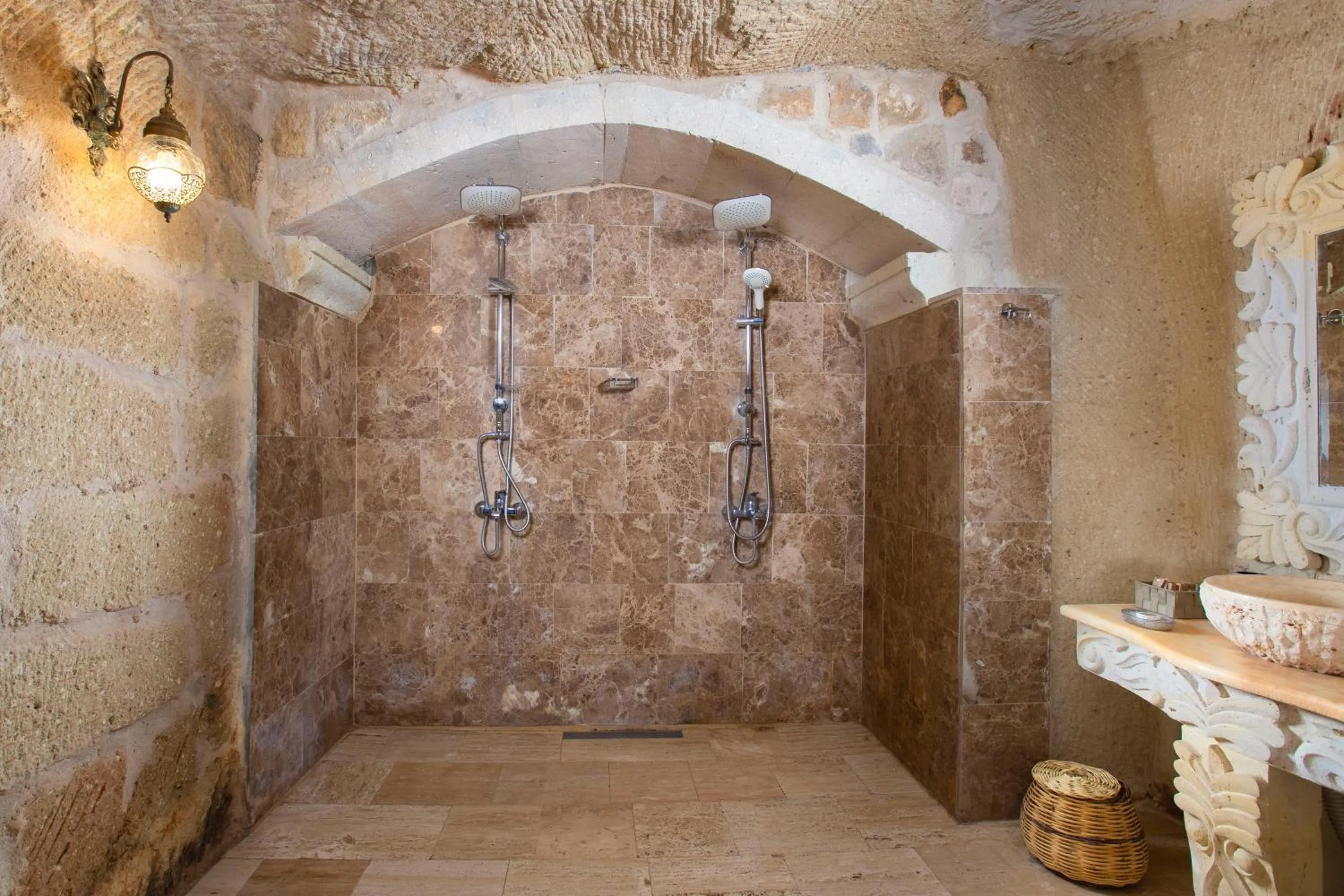 Shower in Carna Cave Hotel Cappadocia Only Adult