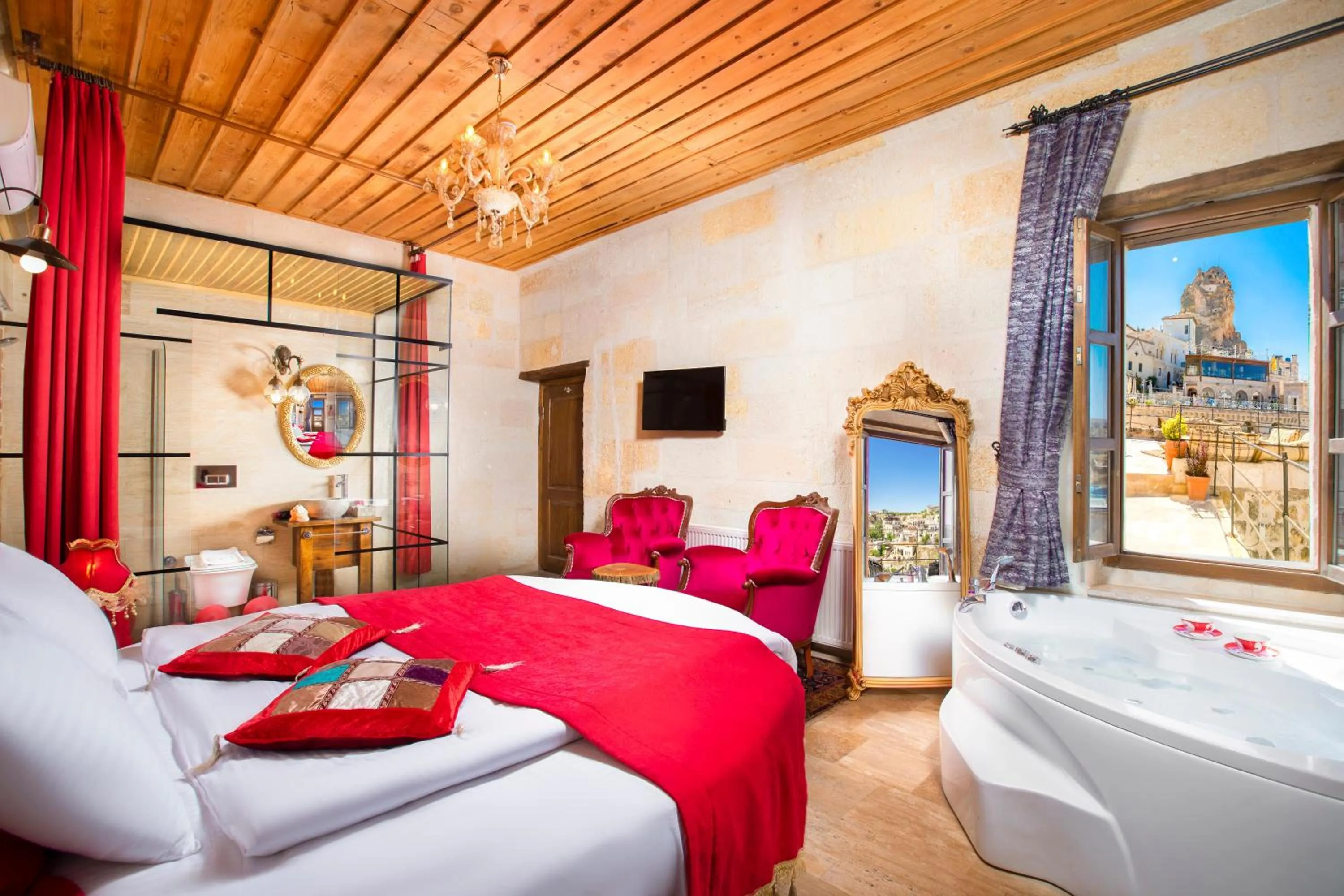 Bed in Carna Cave Hotel Cappadocia Only Adult