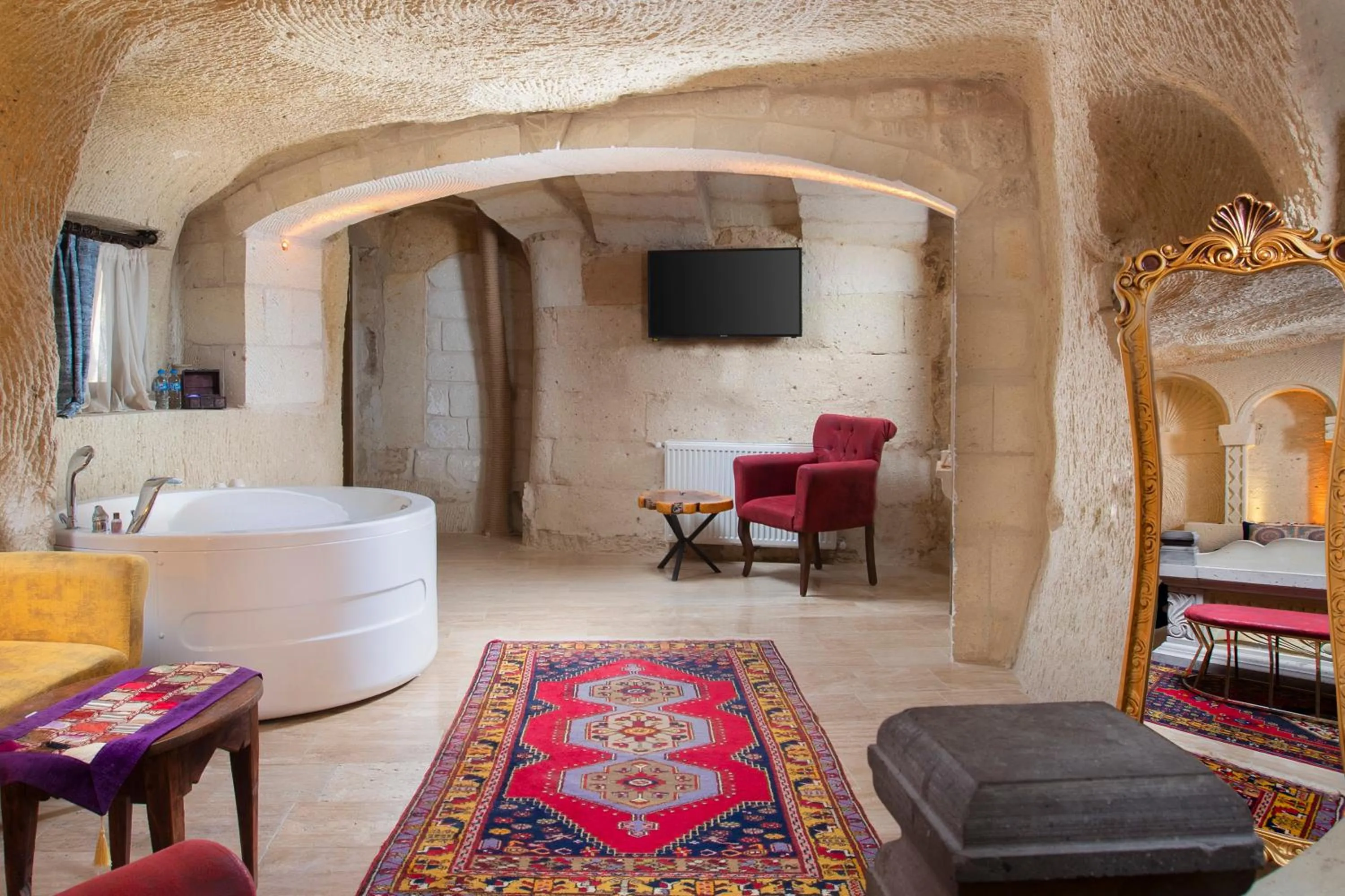 Seating area in Carna Cave Hotel Cappadocia Only Adult