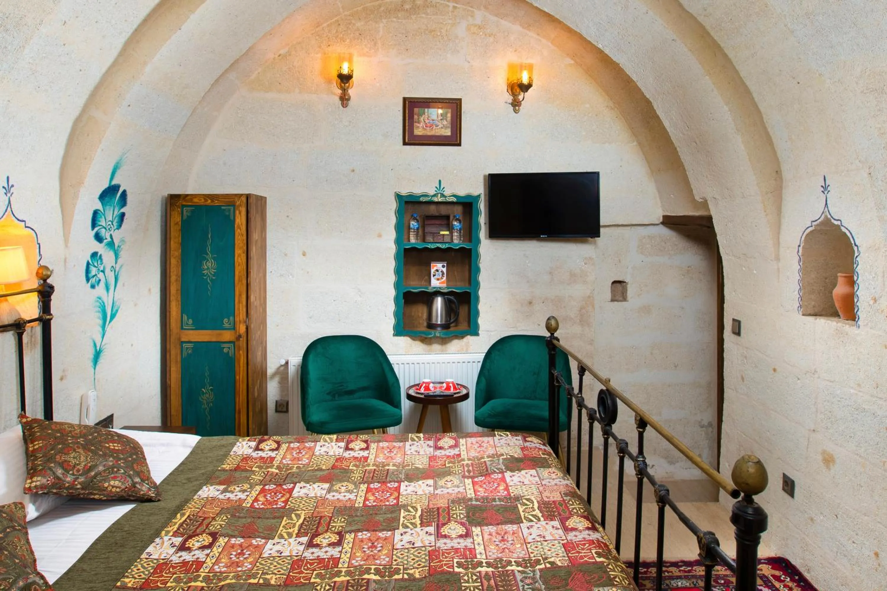 Bed in Carna Cave Hotel Cappadocia Only Adult
