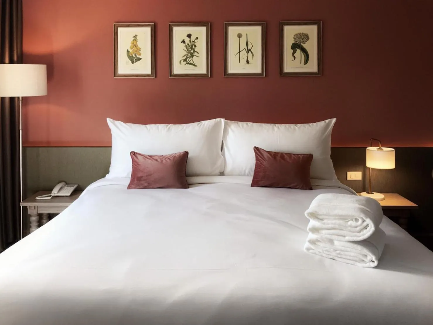 Bed in The Raintree Hotel Chiang Mai