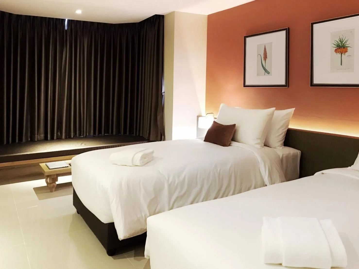 Bed in The Raintree Hotel Chiang Mai