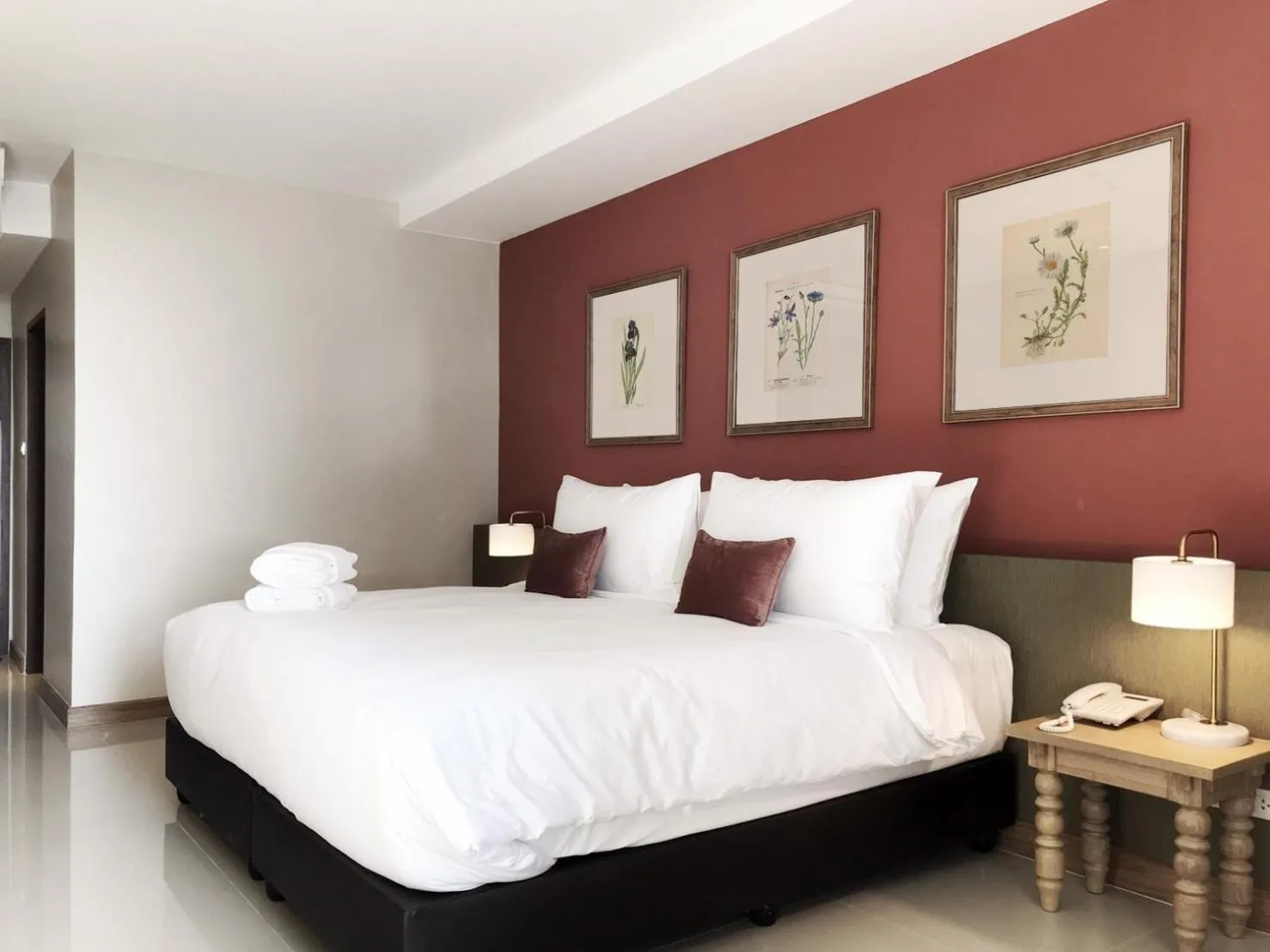 Bed in The Raintree Hotel Chiang Mai