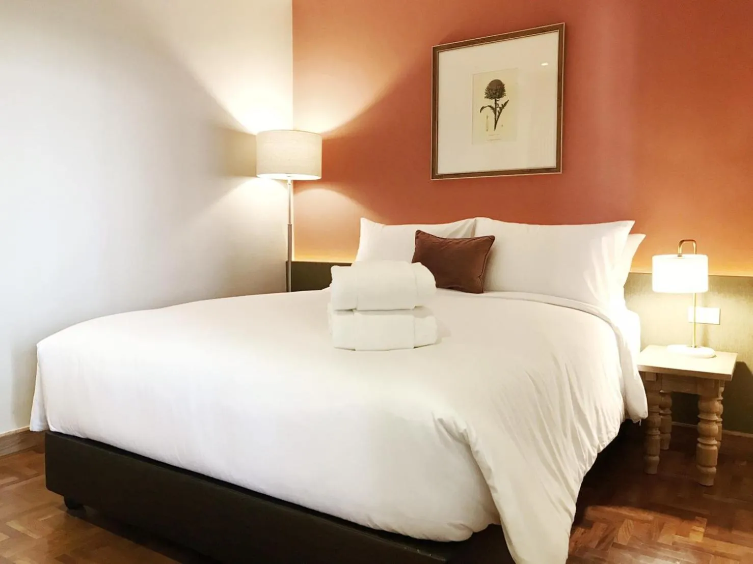 Bed in The Raintree Hotel Chiang Mai