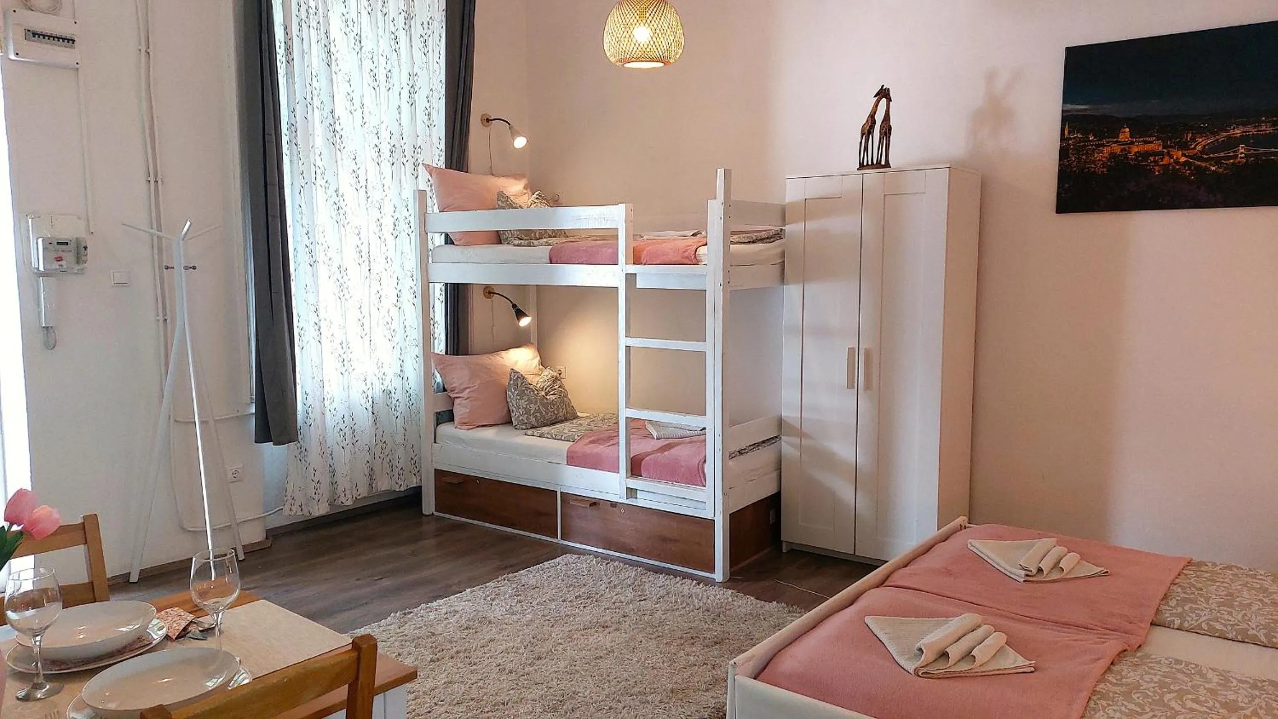 Bed in GoodMo Budapest Smart Rooms