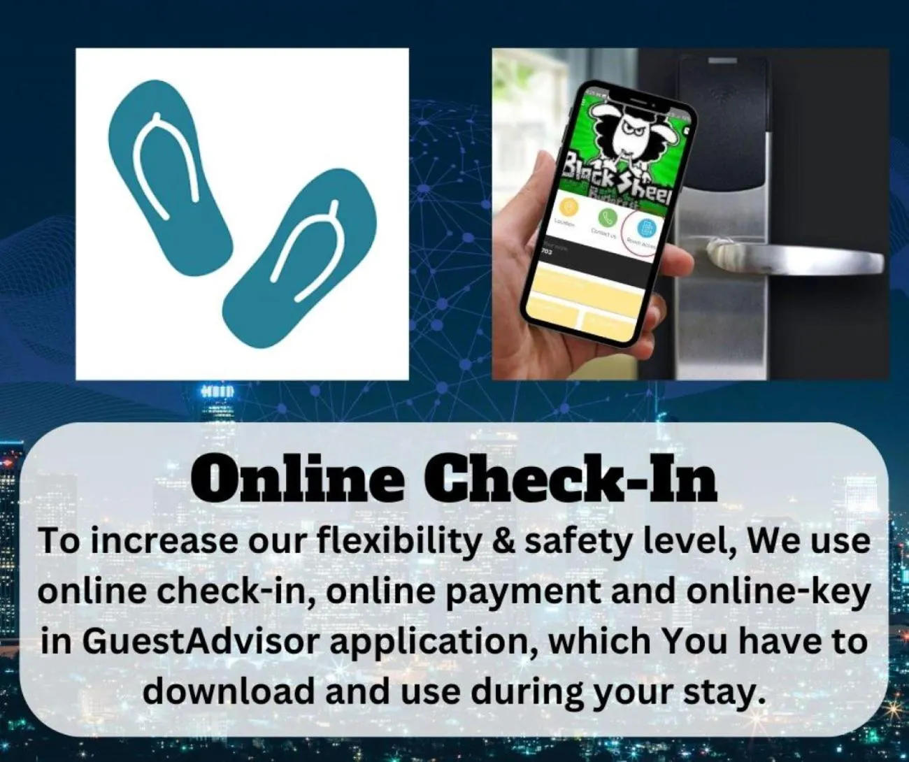 Property logo or sign in Black Sheep Budapest Smart Rooms