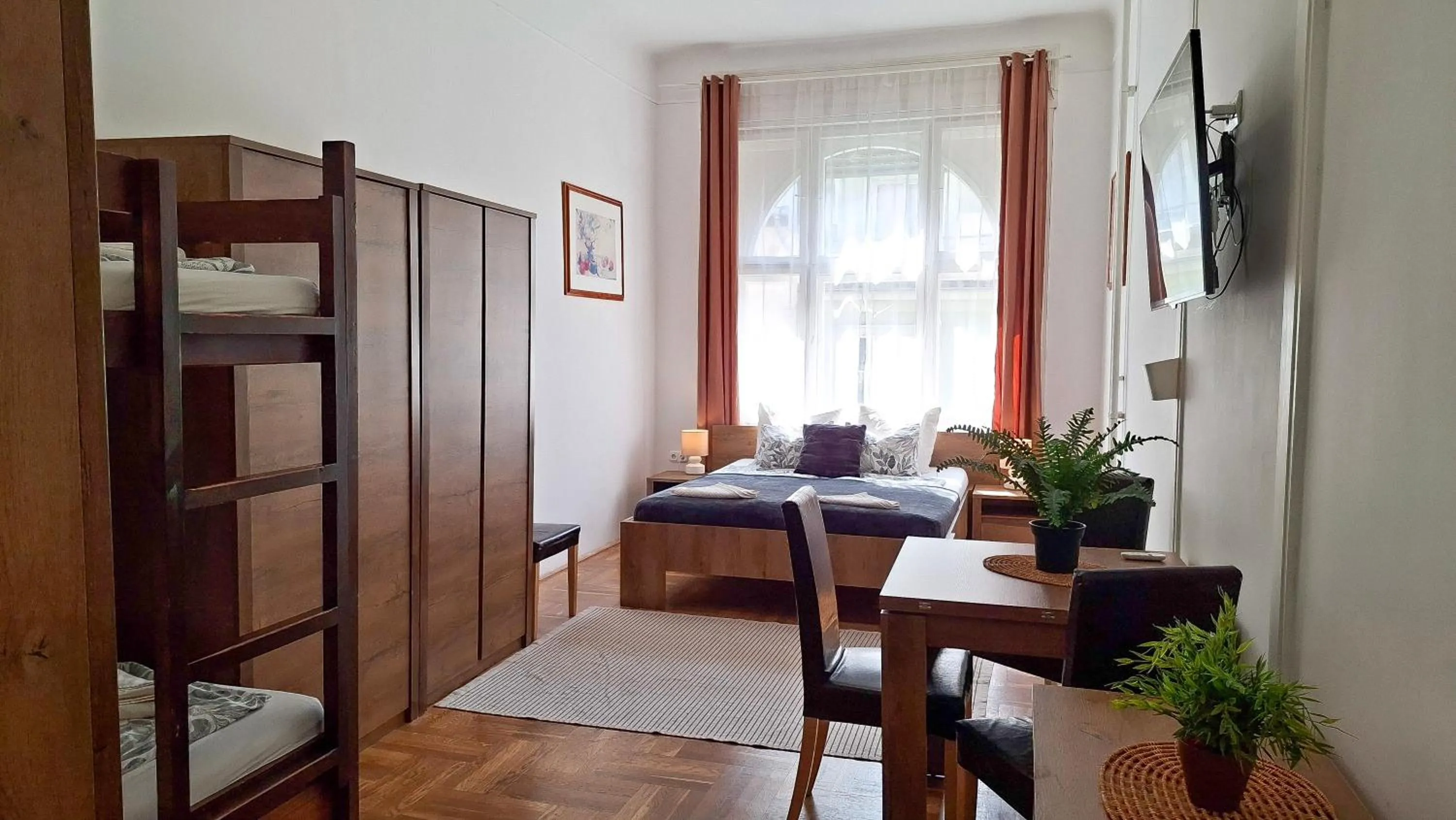 Bed in Black Sheep Budapest Smart Rooms