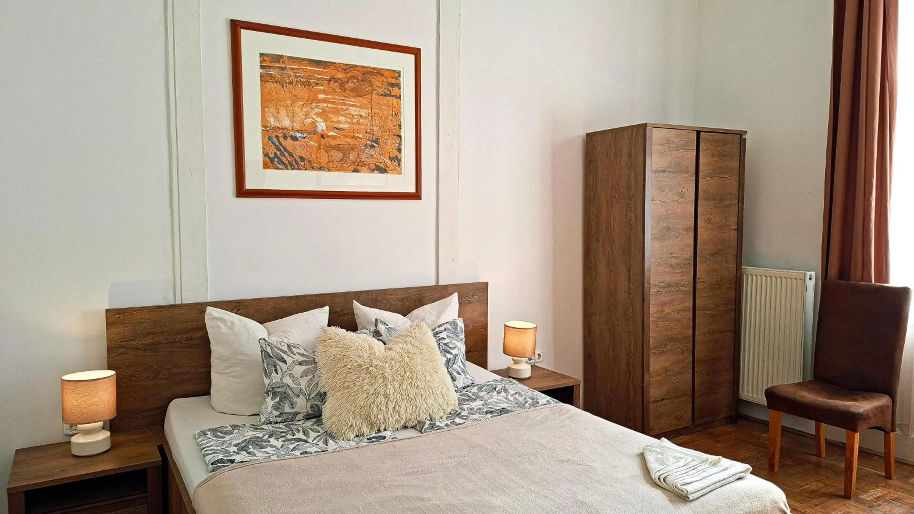 Bed in Black Sheep Budapest Smart Rooms