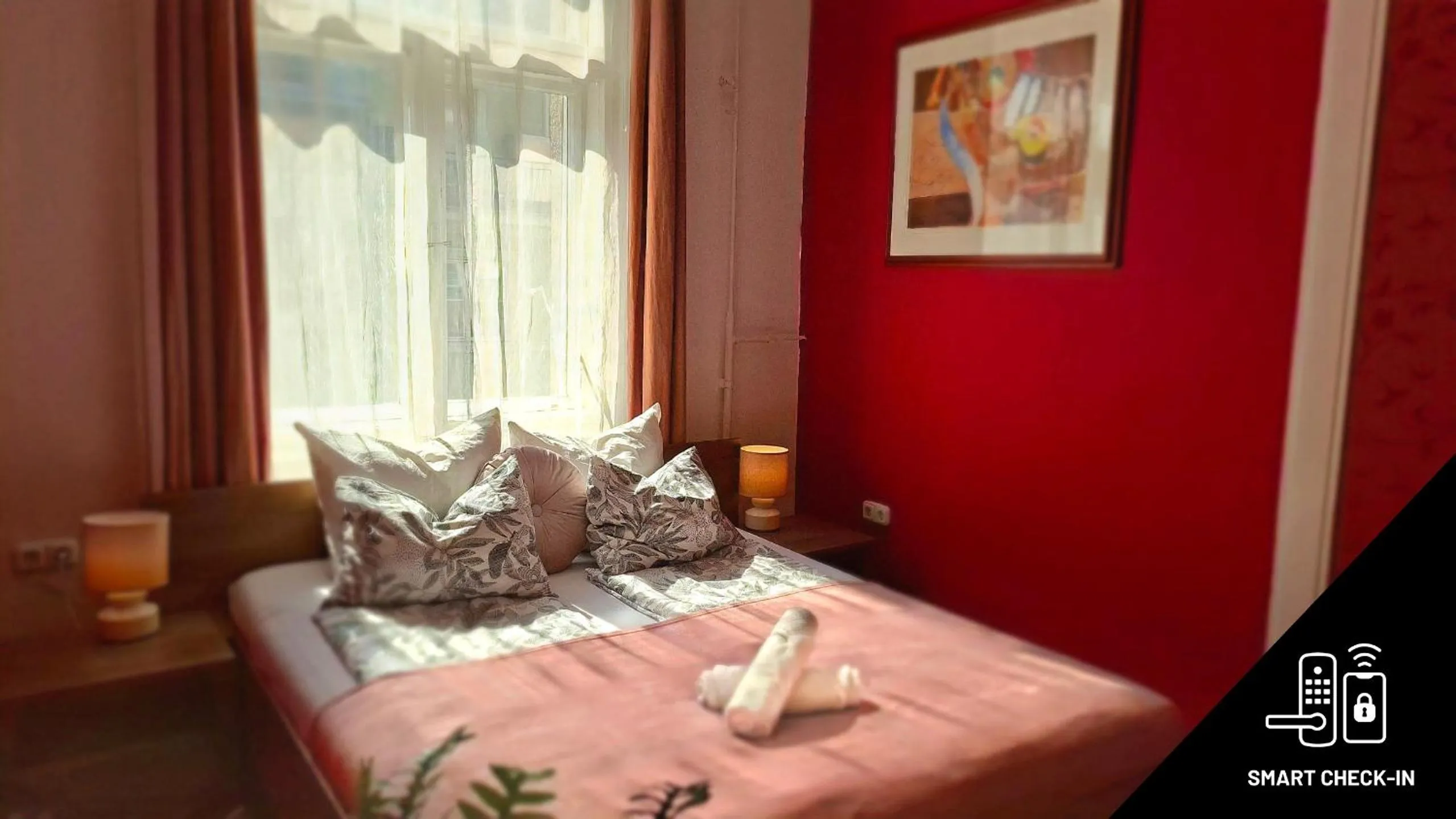 Bed in Black Sheep Budapest Smart Rooms