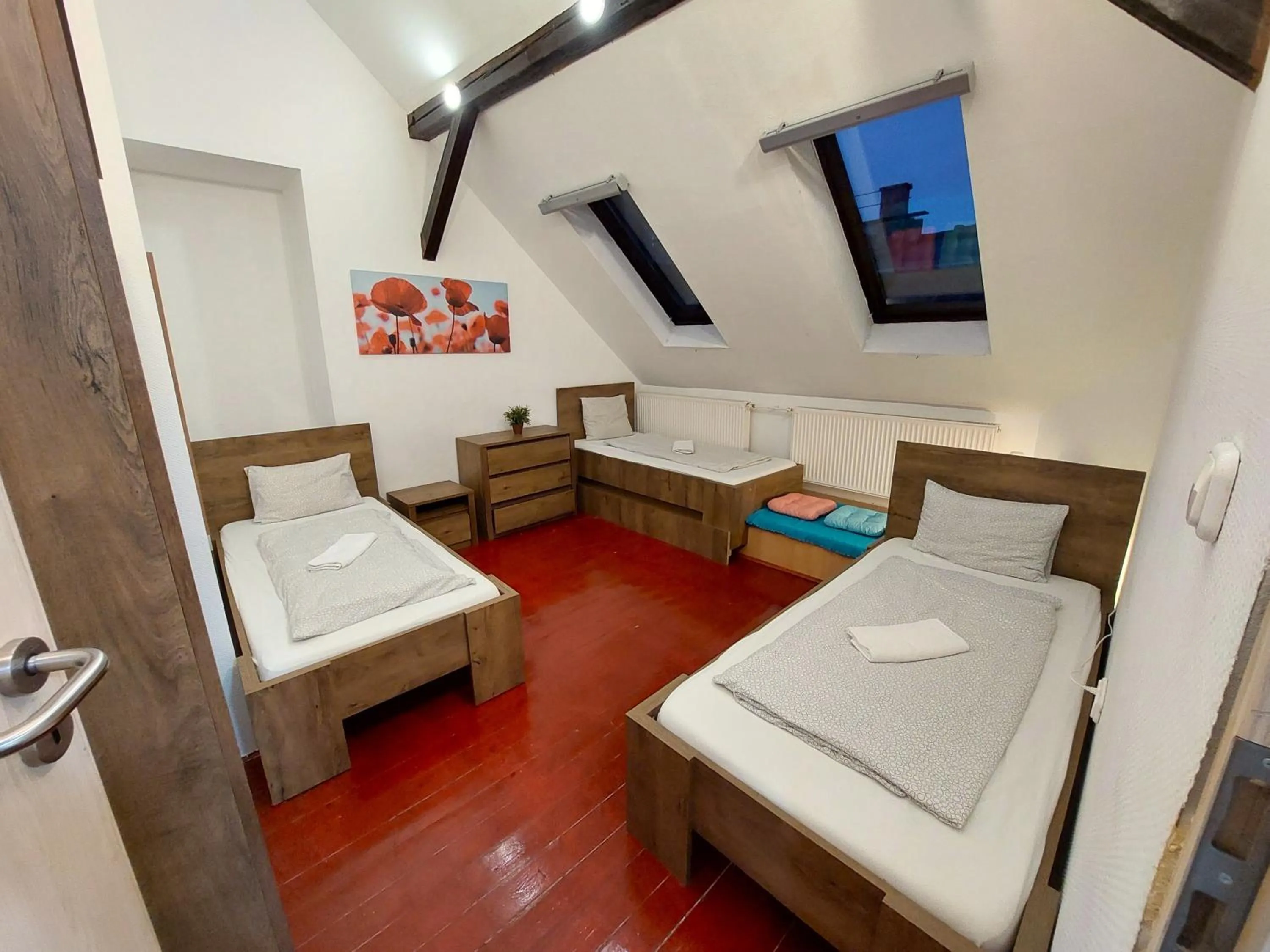 Bed in Black Sheep Budapest Smart Rooms