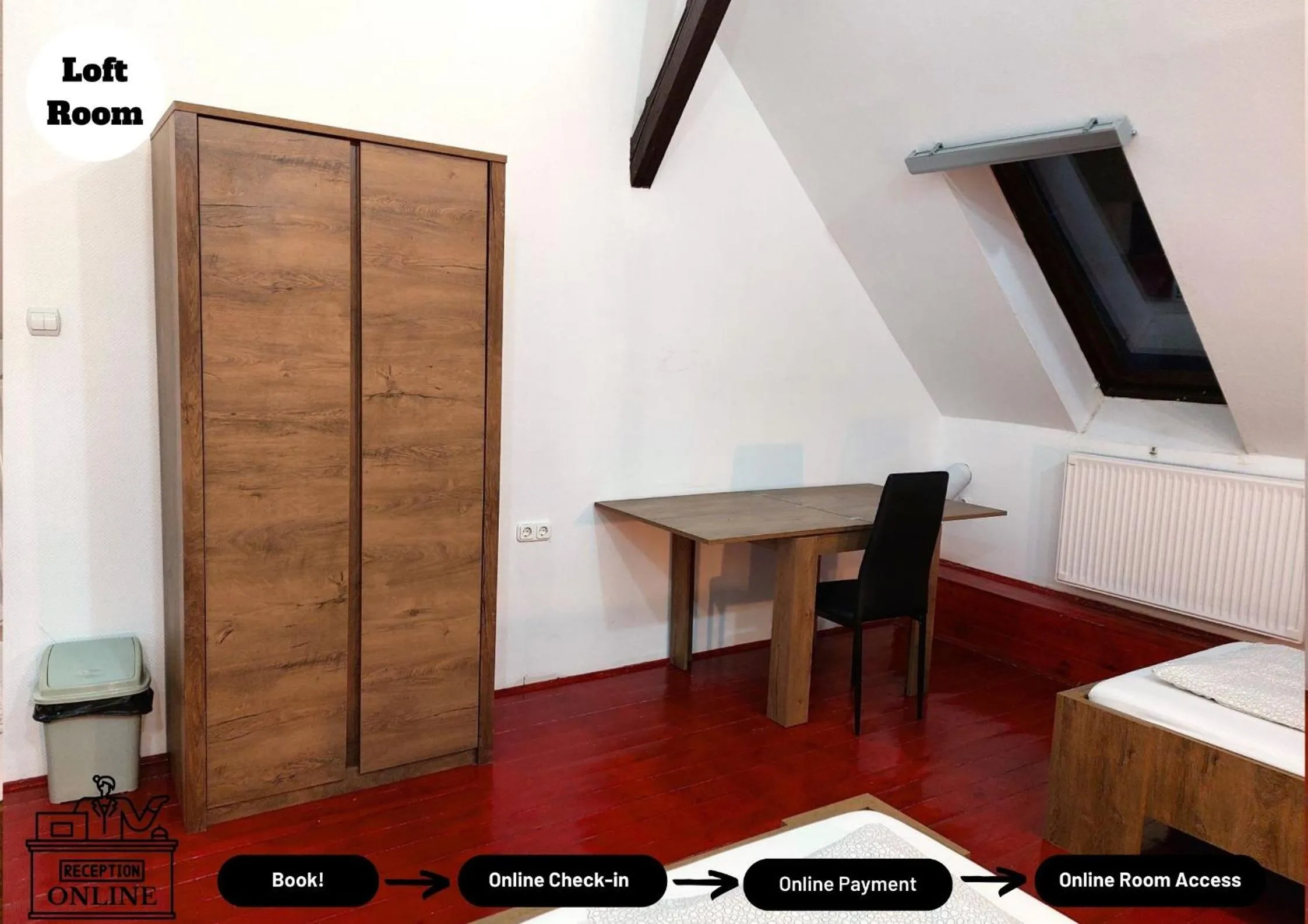 wardrobe in Black Sheep Budapest Smart Rooms