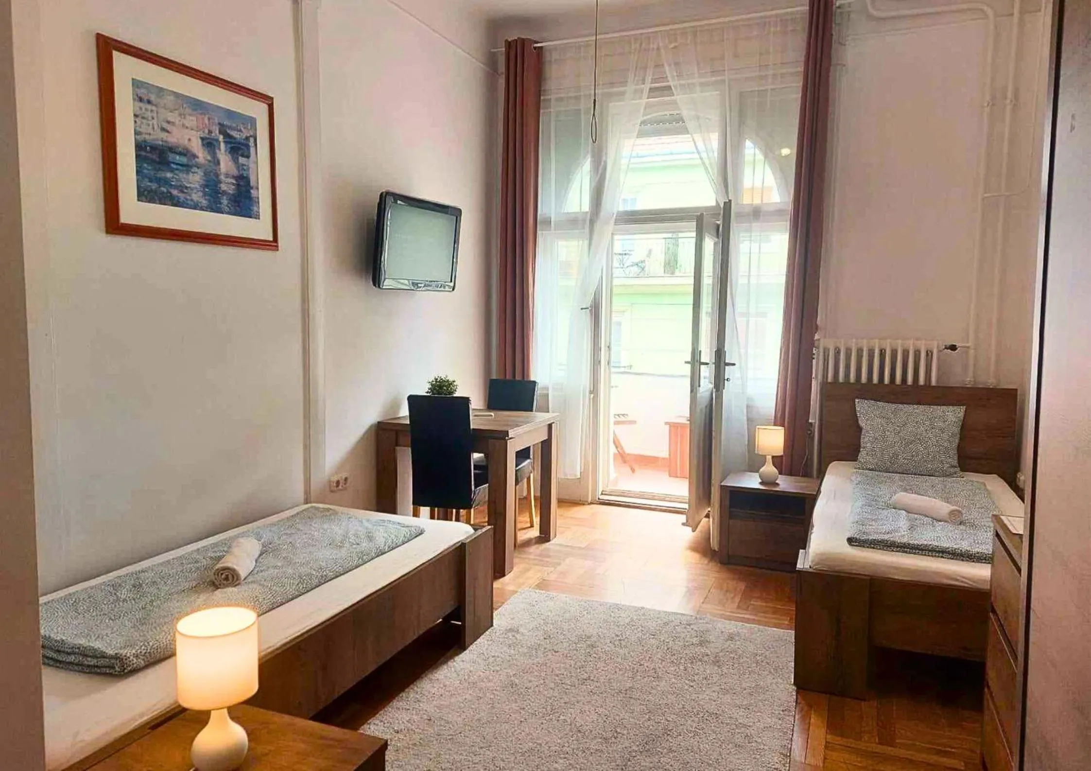 Bed in Black Sheep Budapest Smart Rooms