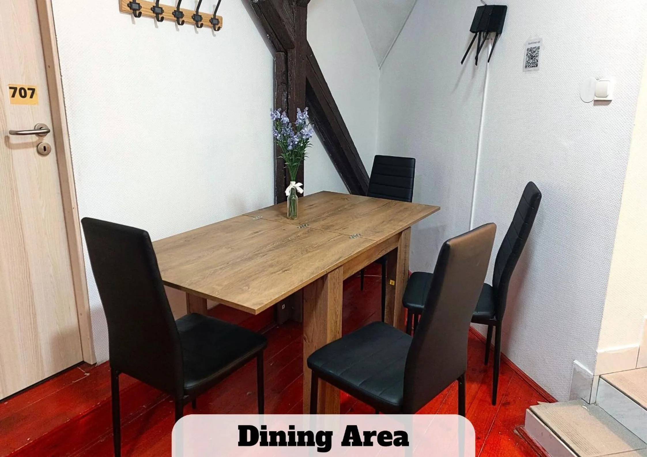 Seating area in Black Sheep Budapest Smart Rooms