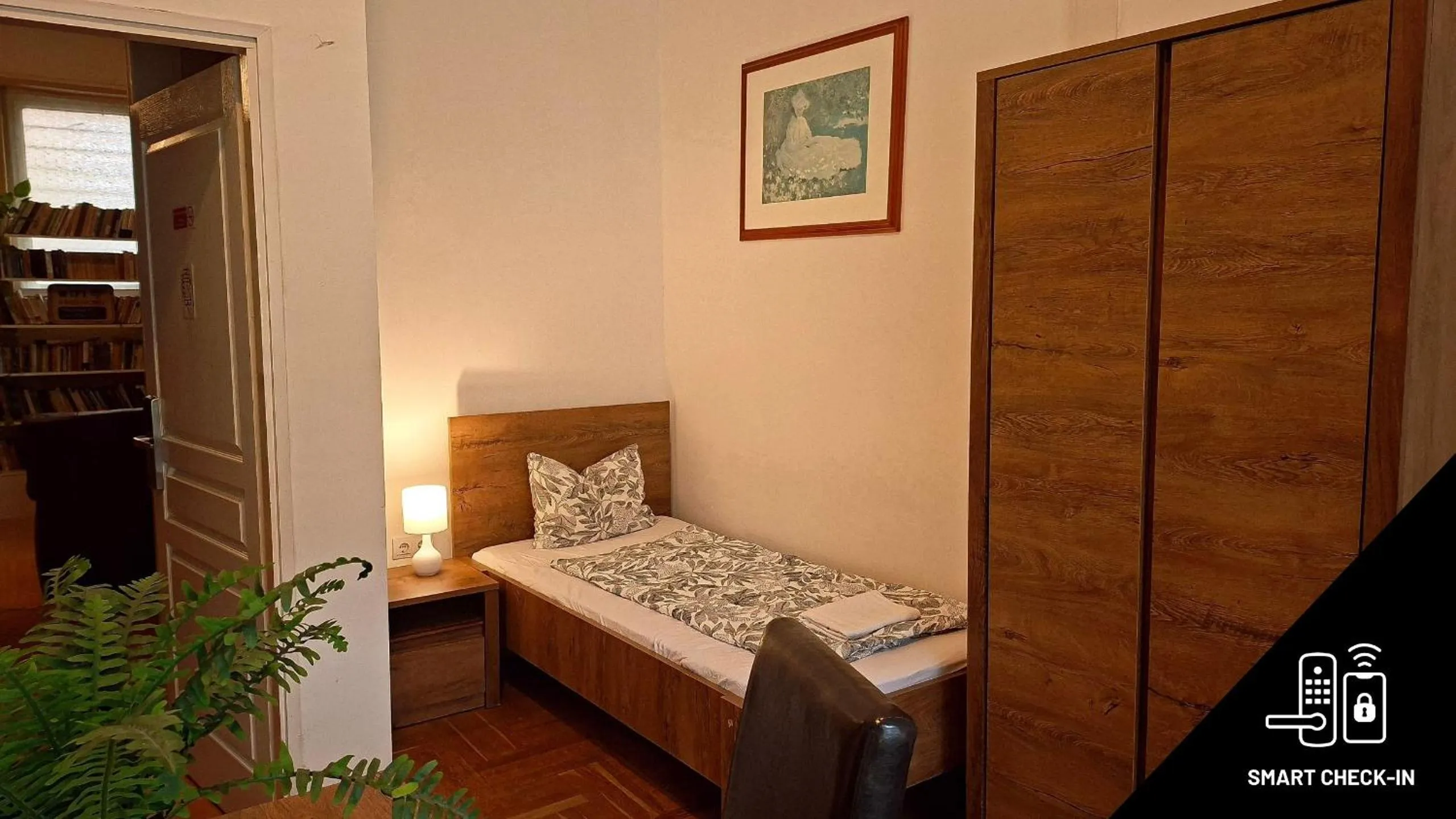 Bed in Black Sheep Budapest Smart Rooms