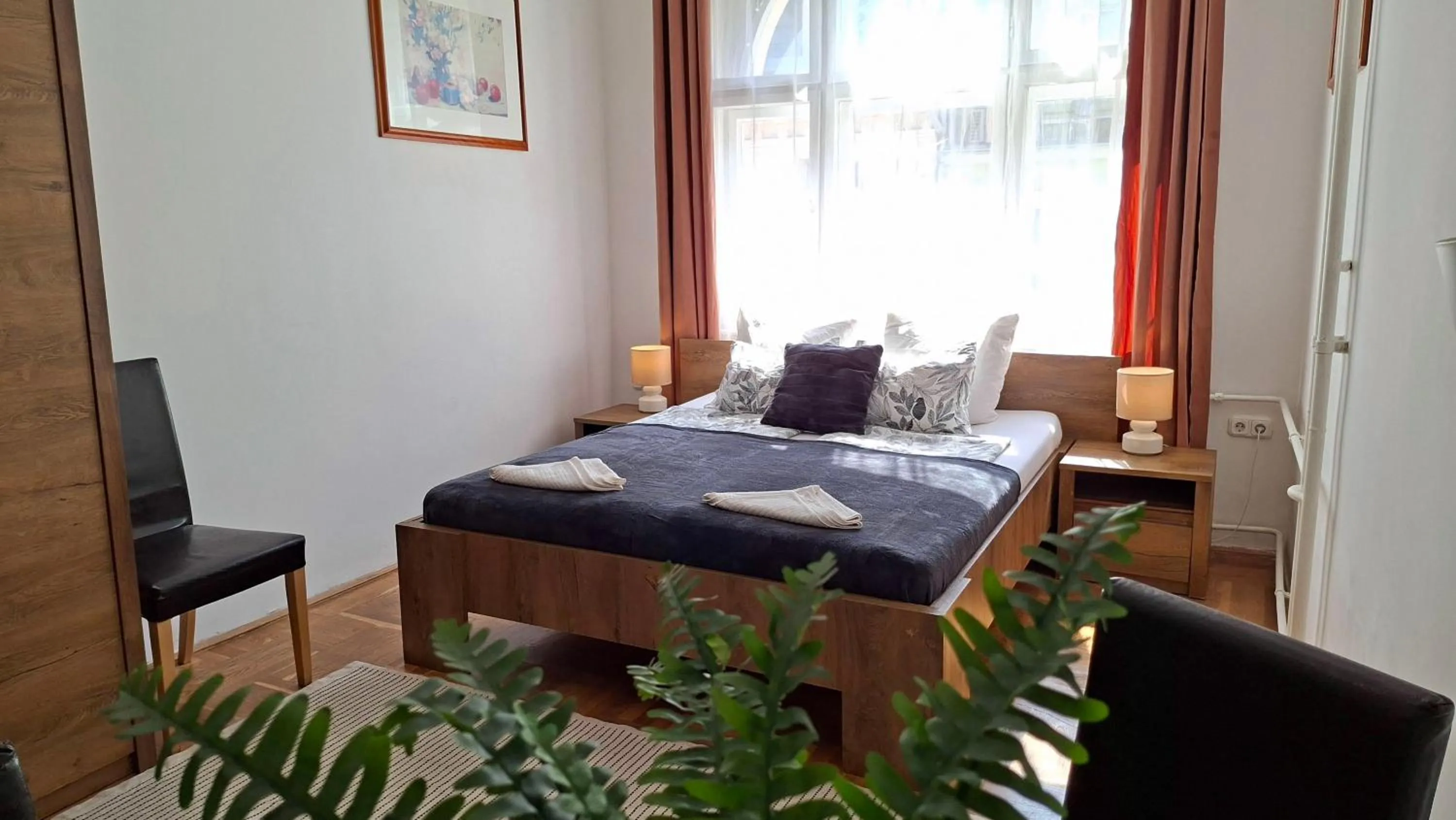 Bed in Black Sheep Budapest Smart Rooms