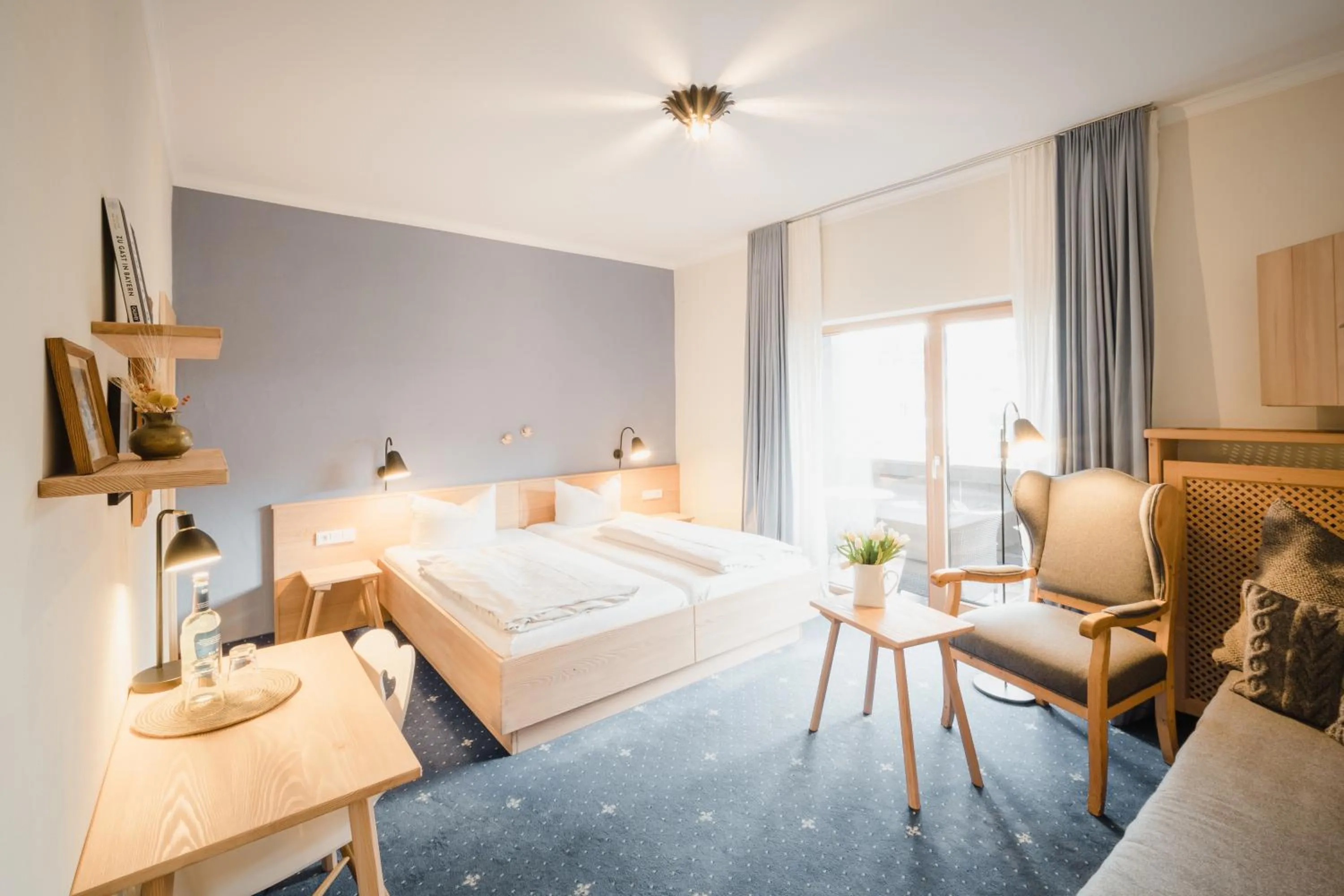 Photo of the whole room, Bed in Bavaria Biohotel