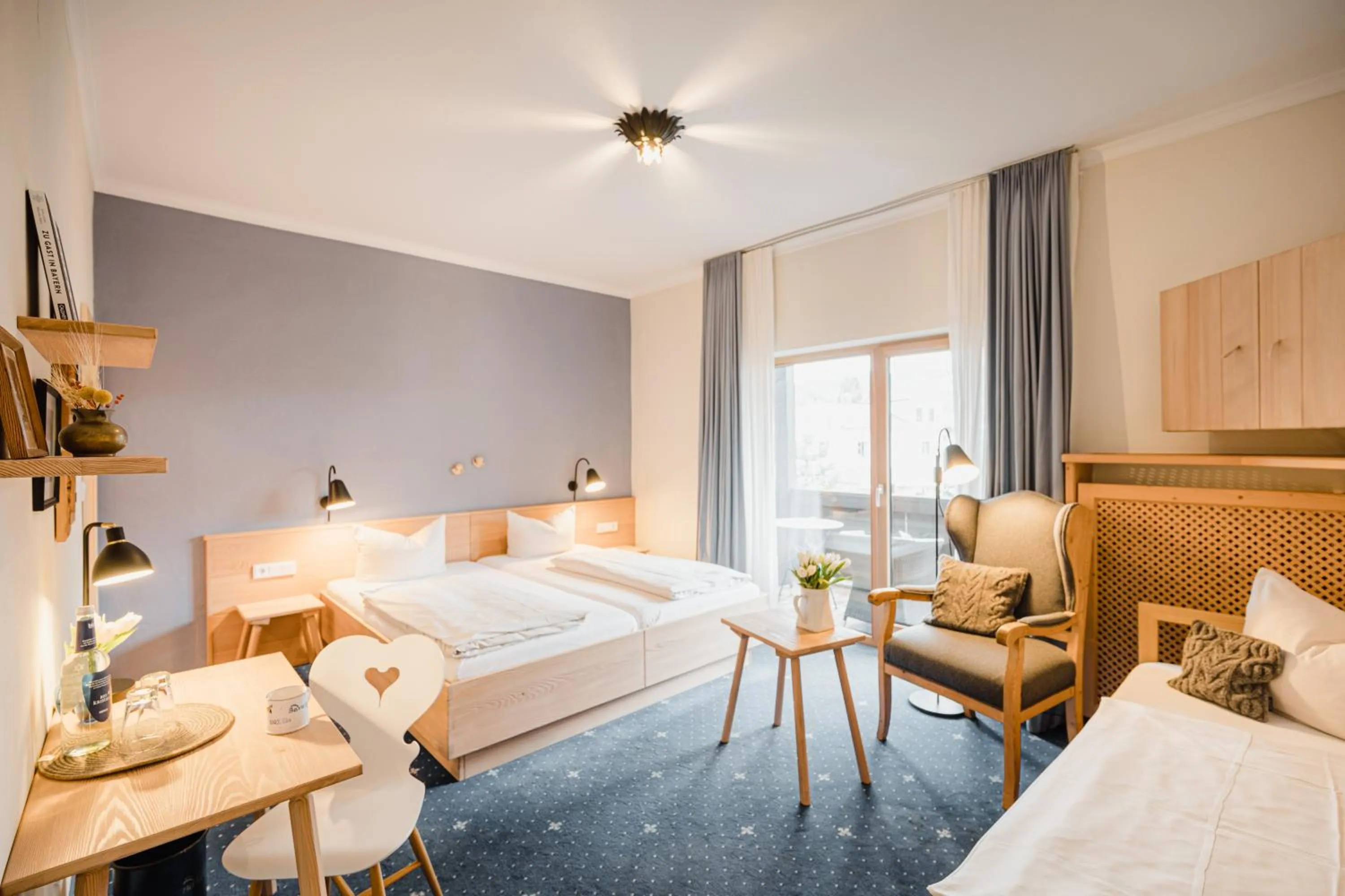 Photo of the whole room, Bed in Bavaria Biohotel