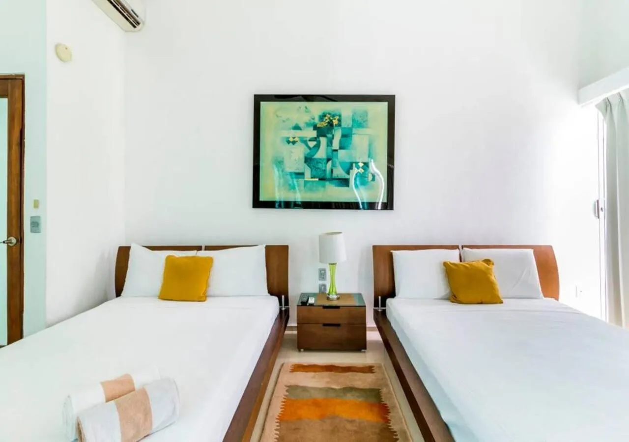 Bedroom, Bed in Private Pool Villa, Walk to Beach & 5th Ave