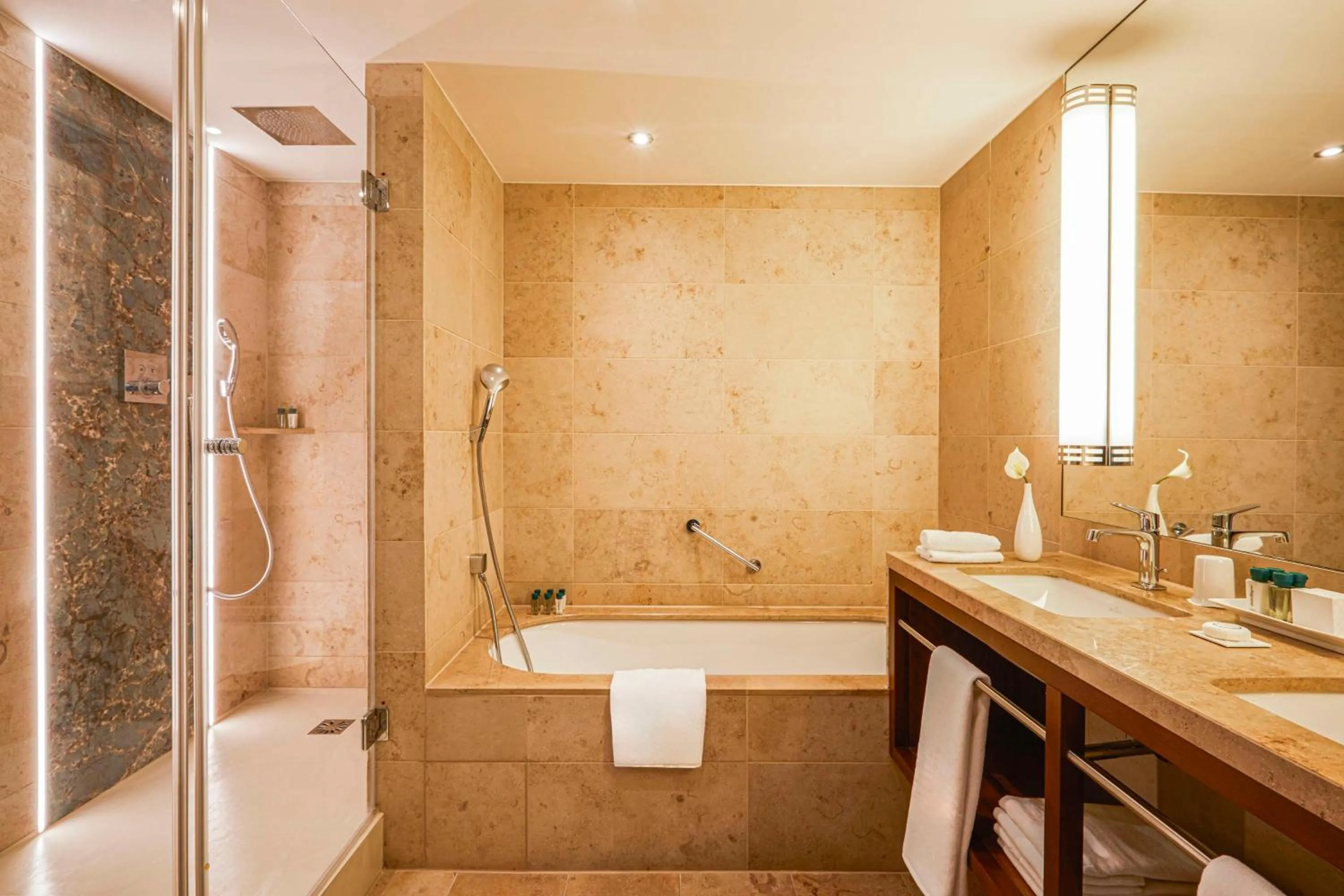 Bathroom in Hilton Frankfurt Gravenbruch