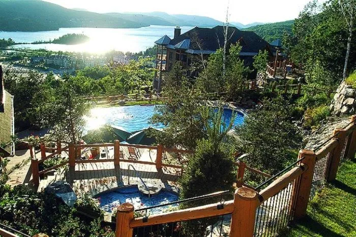 Pool view in Equinoxe by Tremblant Platinum