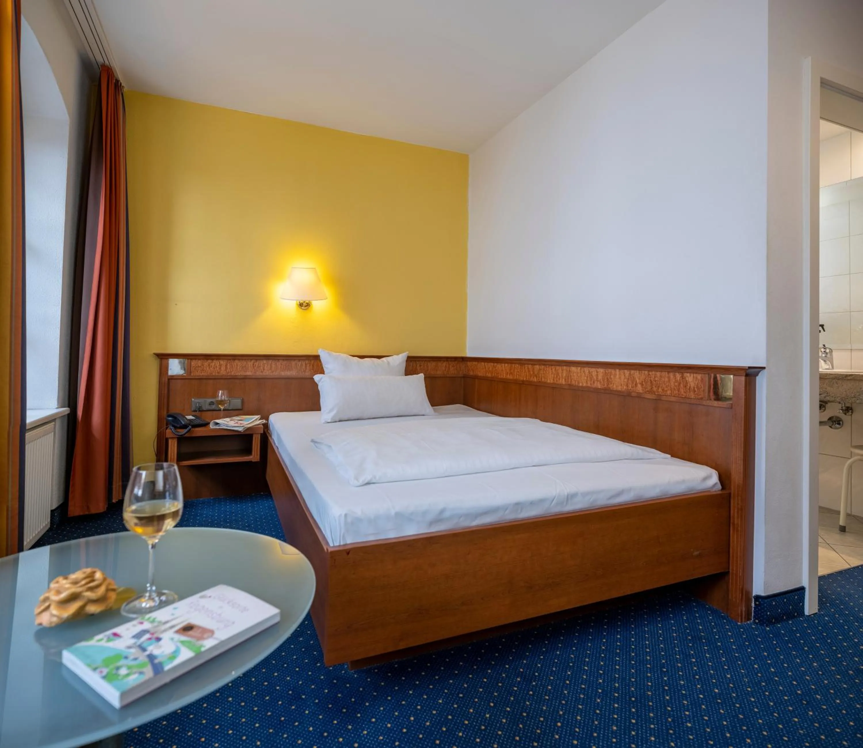 Bed in Altstadthotel der Patrizier