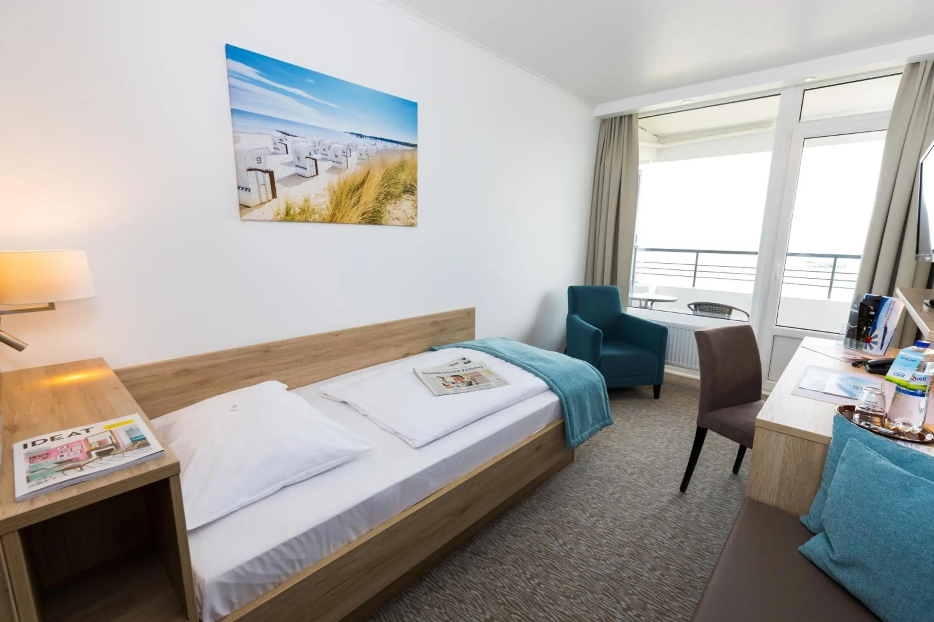 Deluxe Single Room with Sea View in Carat Hotel Grömitz Deluxe Single Room with Sea View in Carat Hotel Grömitz