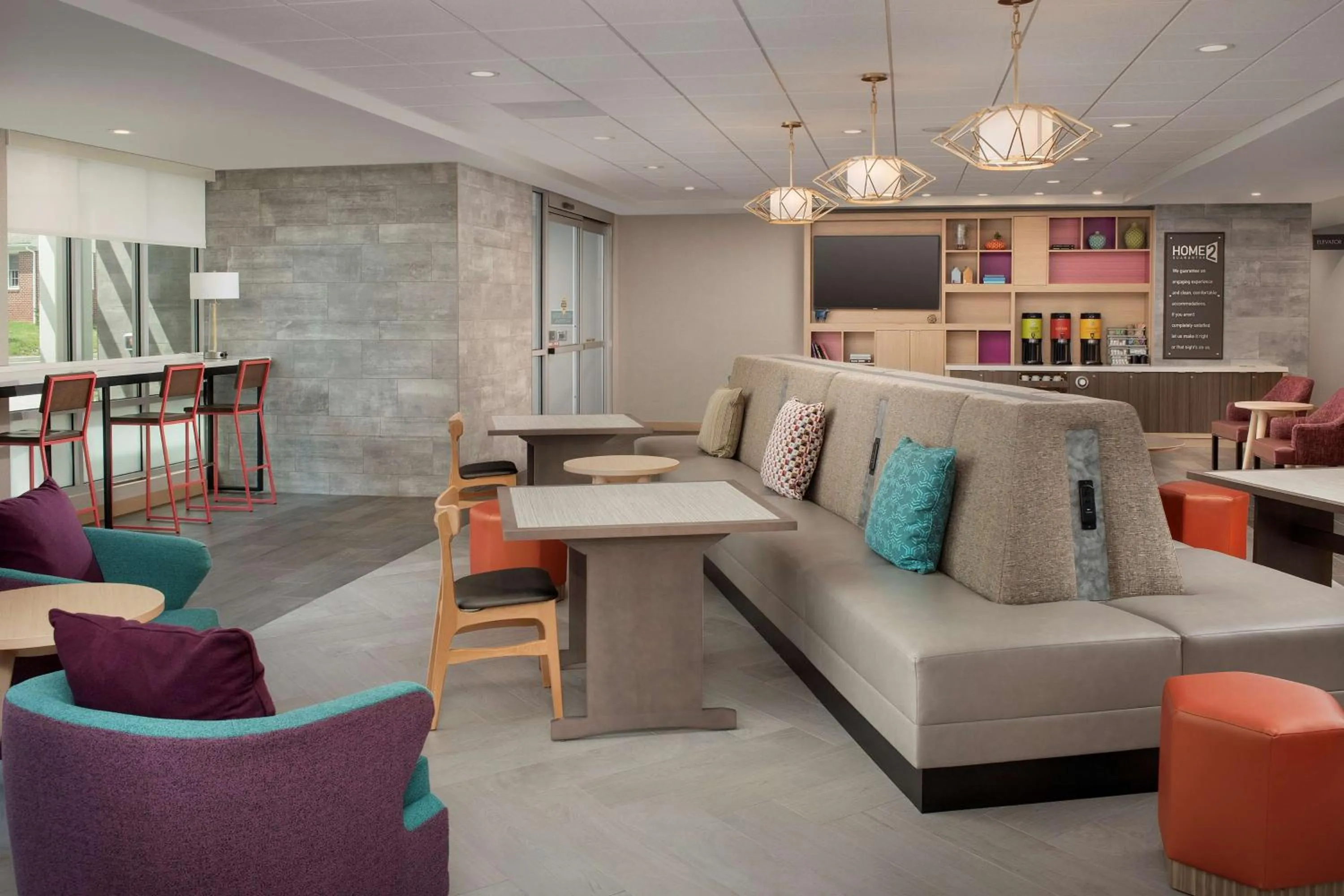 Lobby or reception in Home2 Suites By Hilton Owings Mills, Md