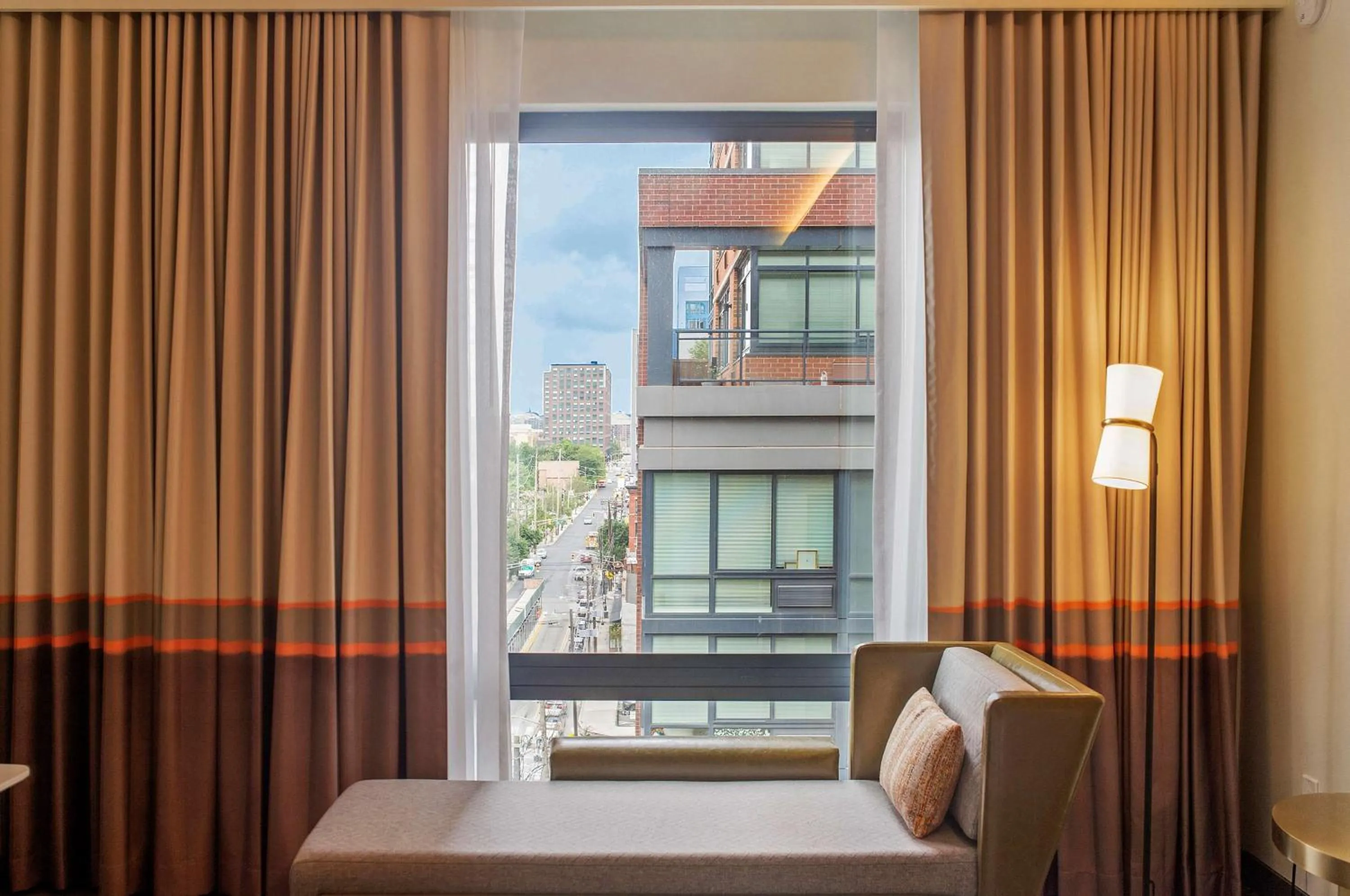 Living room, Bed in Canopy By Hilton Jersey City Arts District