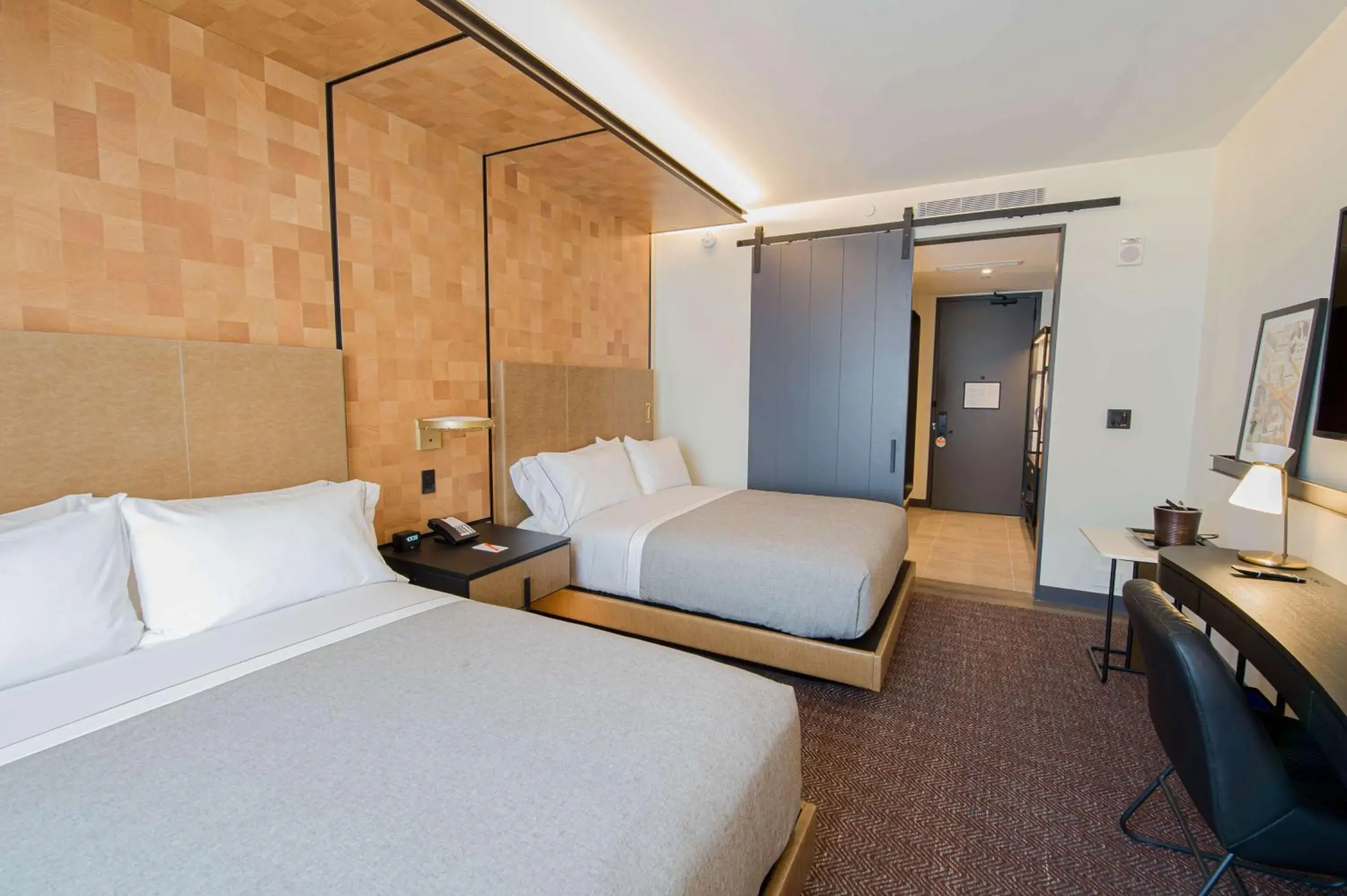 Queen Room with Two Queen Beds in Canopy By Hilton Jersey City Arts District Queen Room with Two Queen Beds in Canopy By Hilton Jersey City Arts District