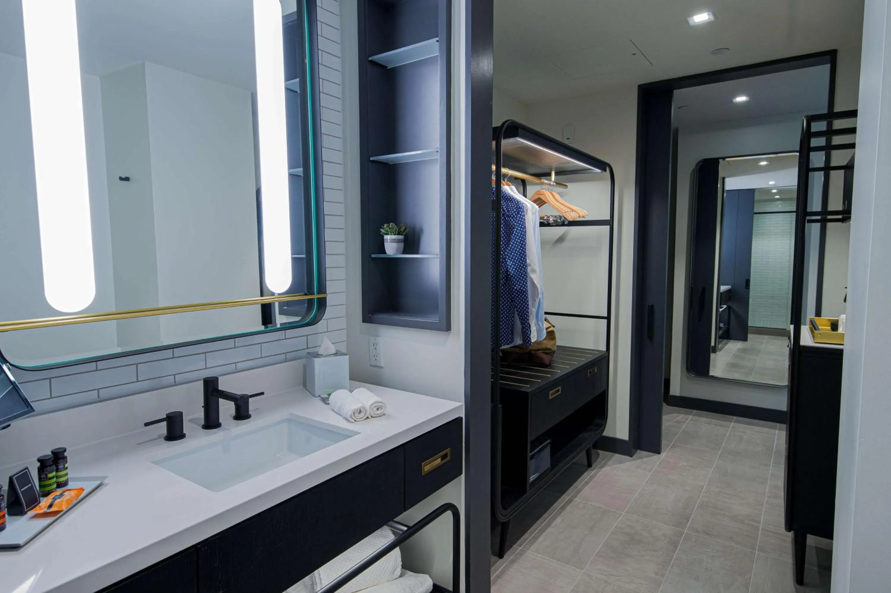 Bathroom in Canopy By Hilton Jersey City Arts District