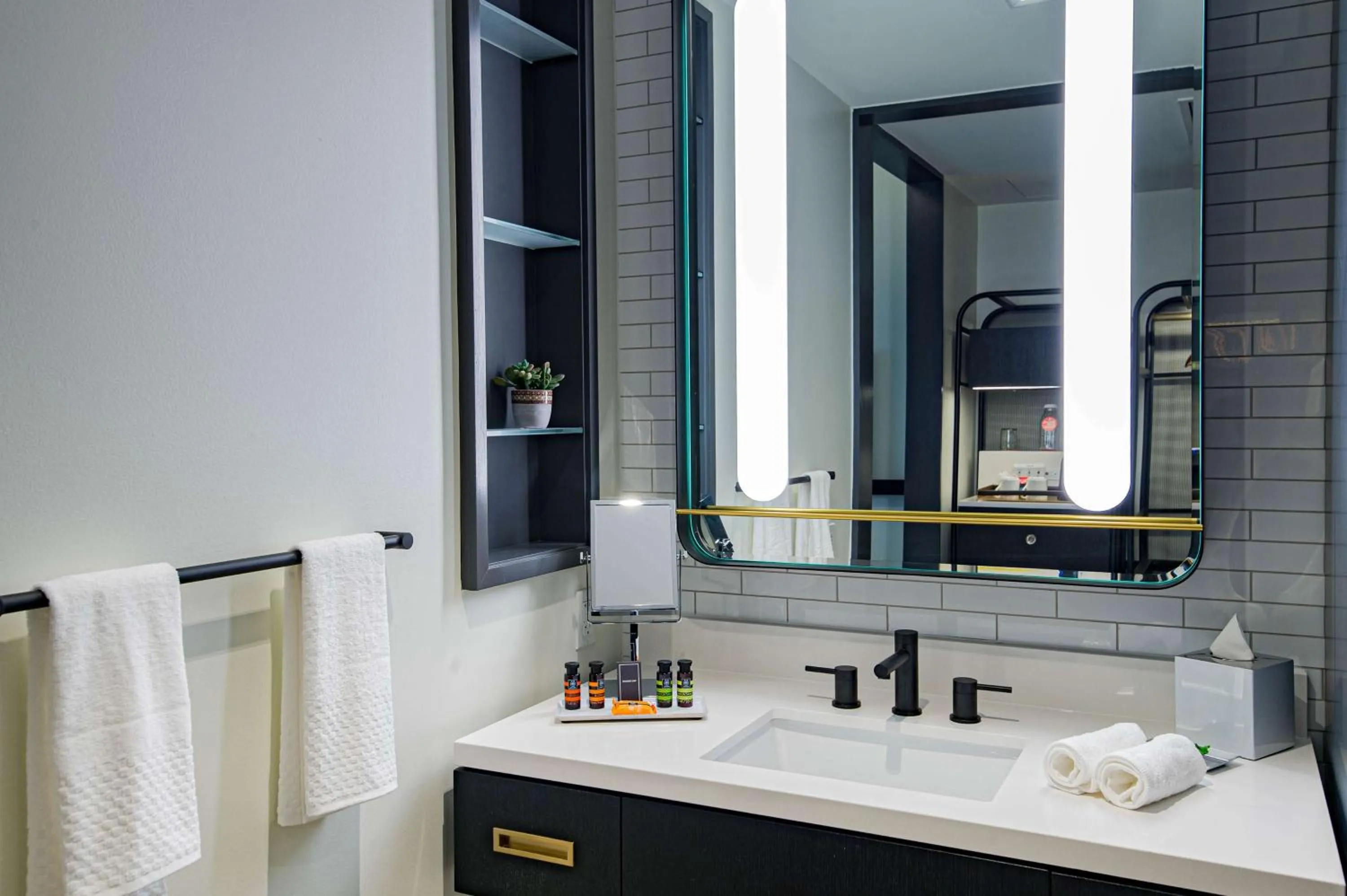 Bathroom in Canopy By Hilton Jersey City Arts District