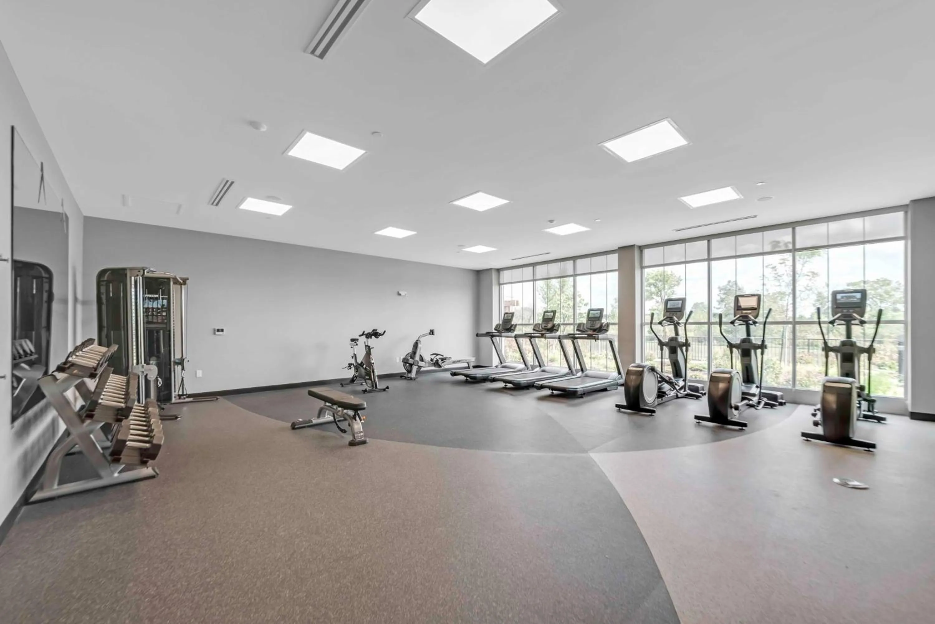 Fitness centre/facilities in Hilton Garden Inn By Hilton Fort Wayne North