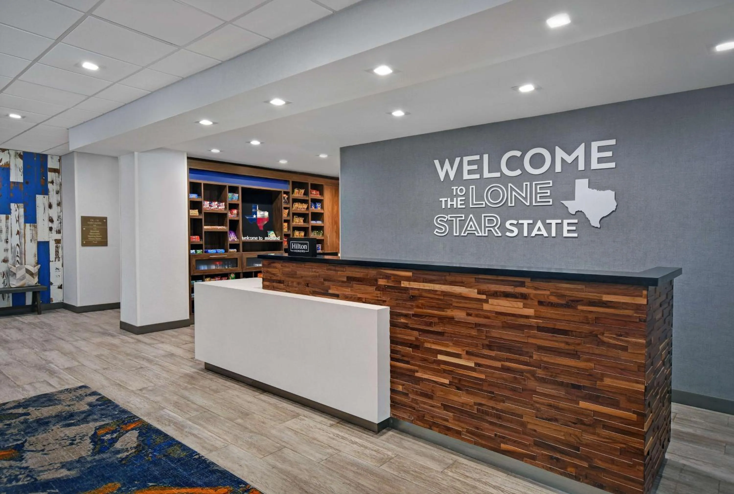 Lobby or reception in Hampton Inn Midland South, Tx