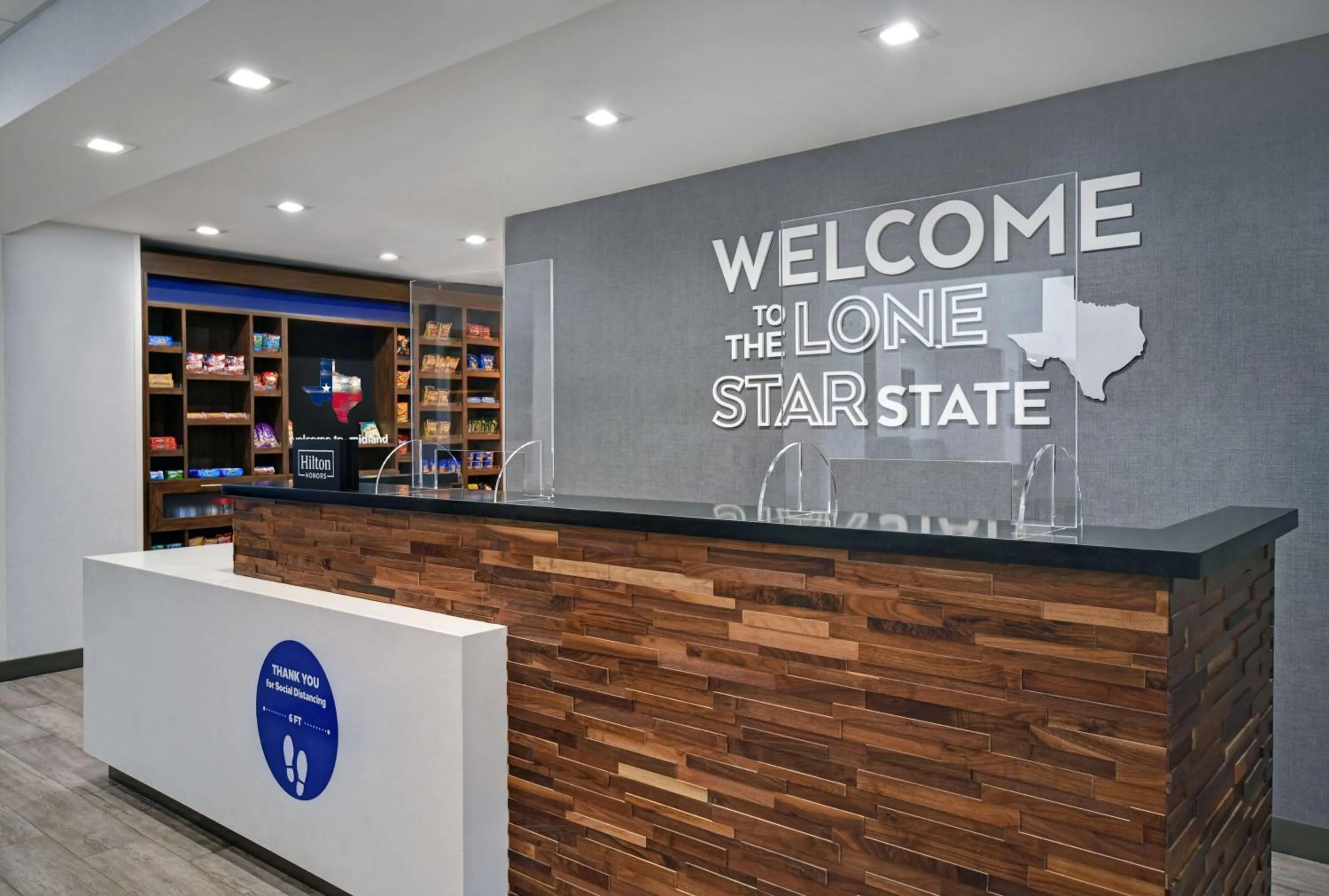 Lobby or reception in Hampton Inn Midland South, Tx