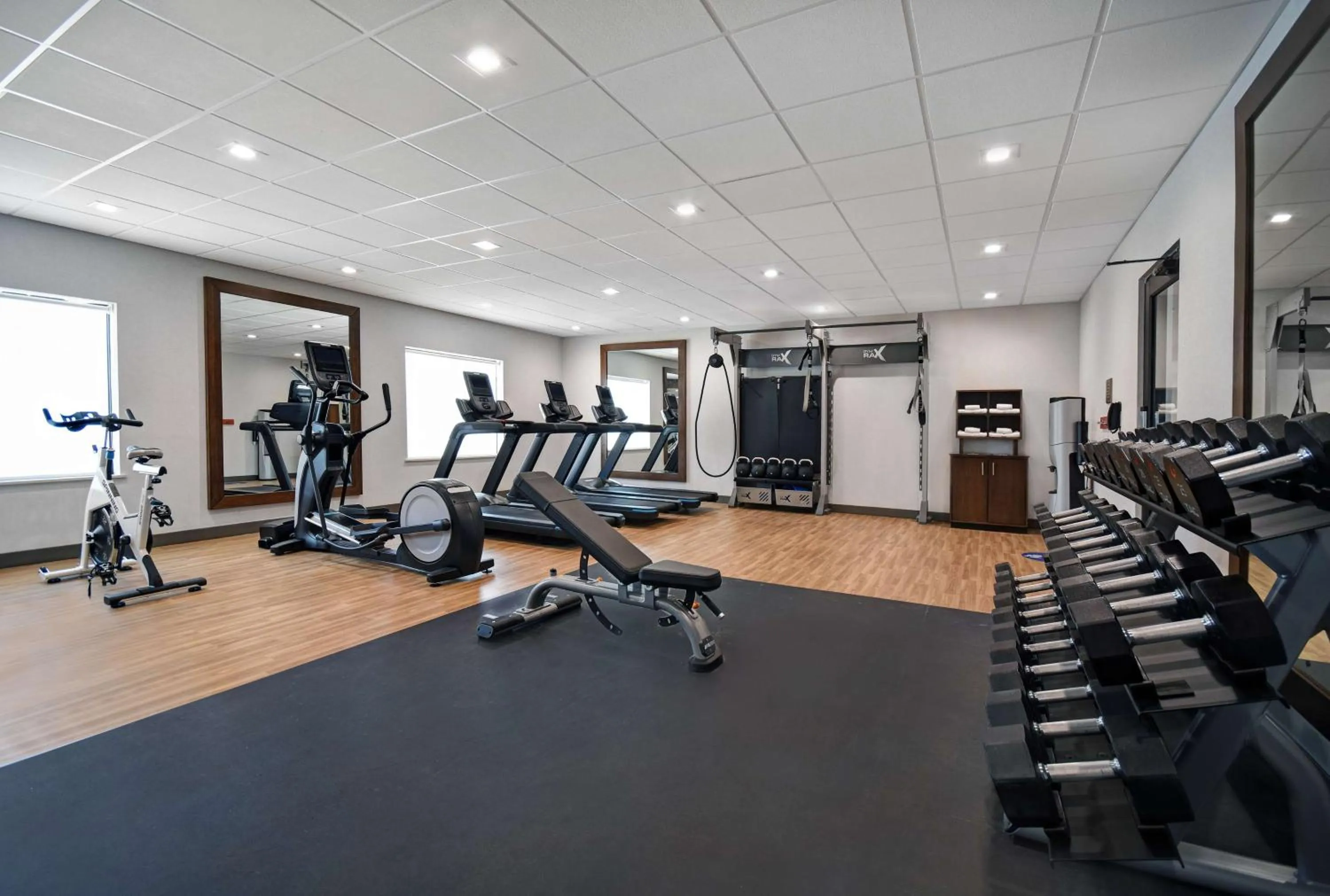 Fitness centre/facilities in Hampton Inn Midland South, Tx