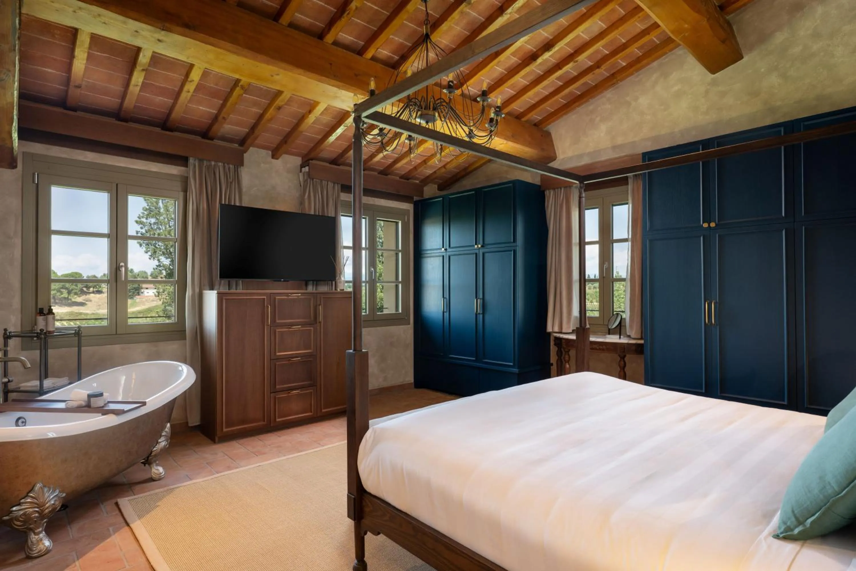 Photo of the whole room, Bed in Villa Petriolo - Small Luxury Hotels of the World