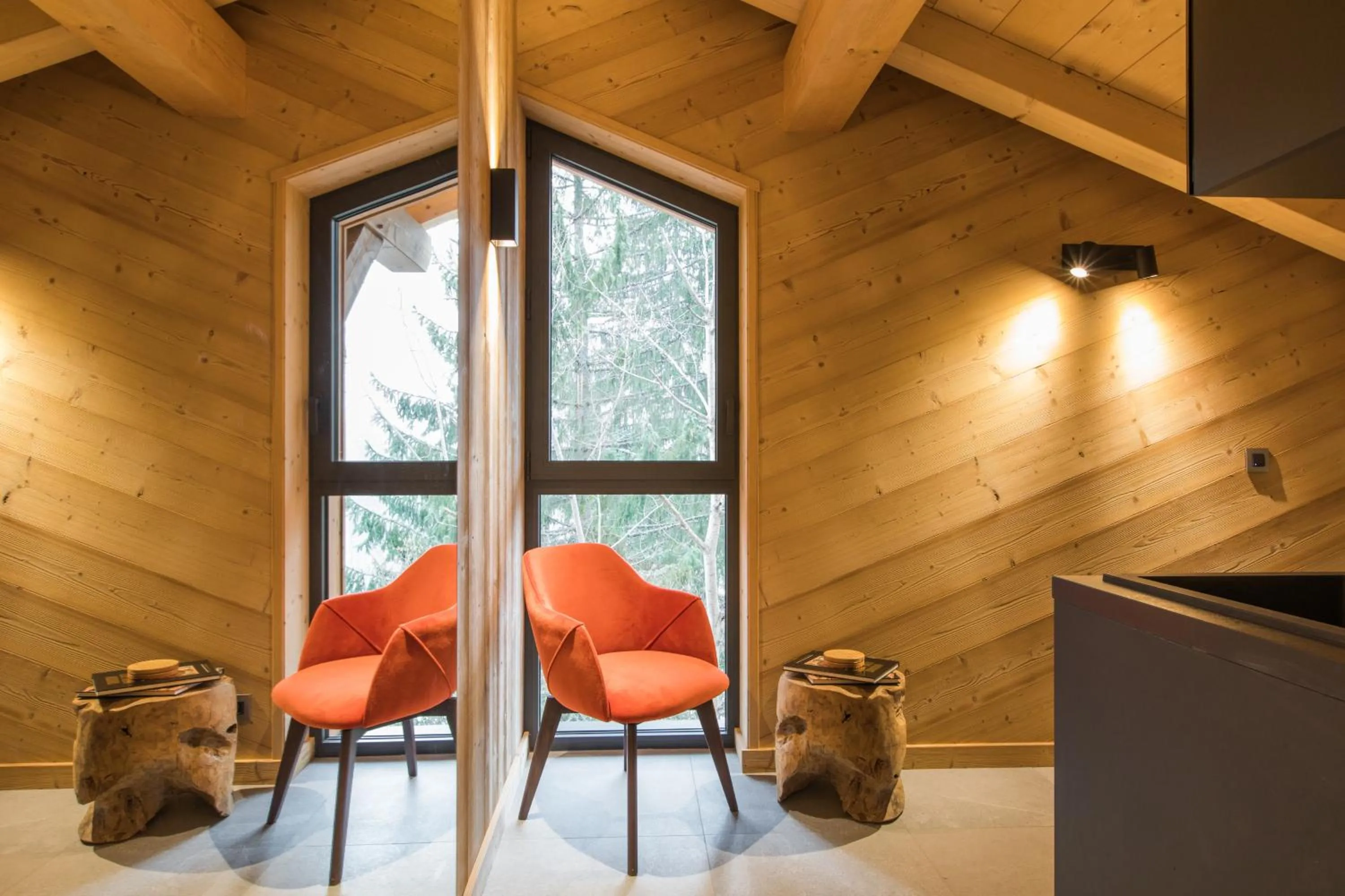 Lobby or reception in Chalet sur les monts Morzine